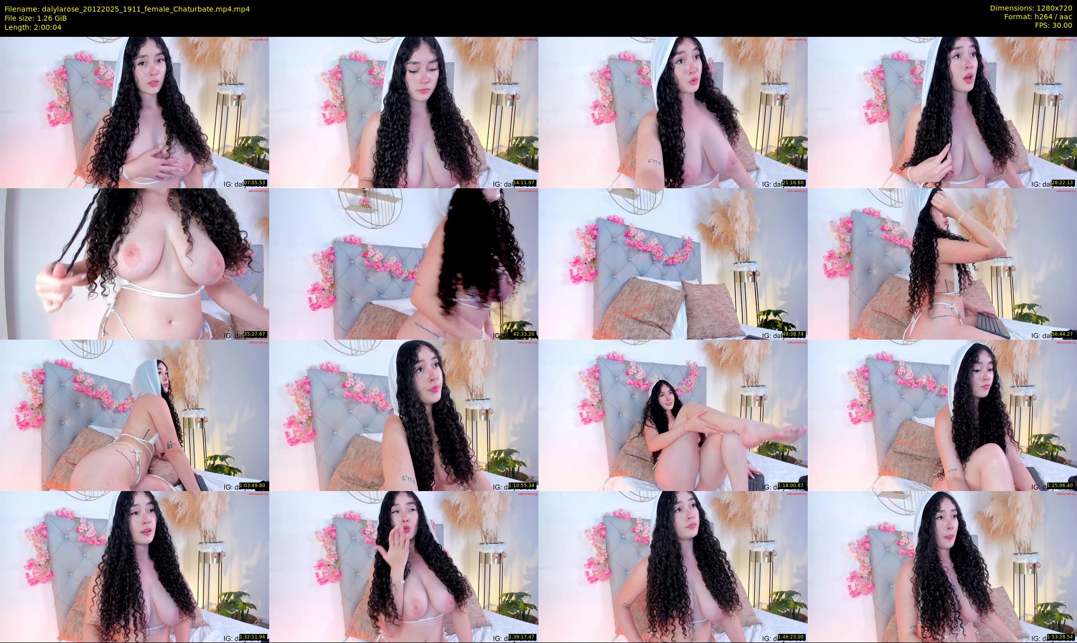 dalylarose — 121 minute Chaturbate female cam show recording, 720p, Dec 20, 2025