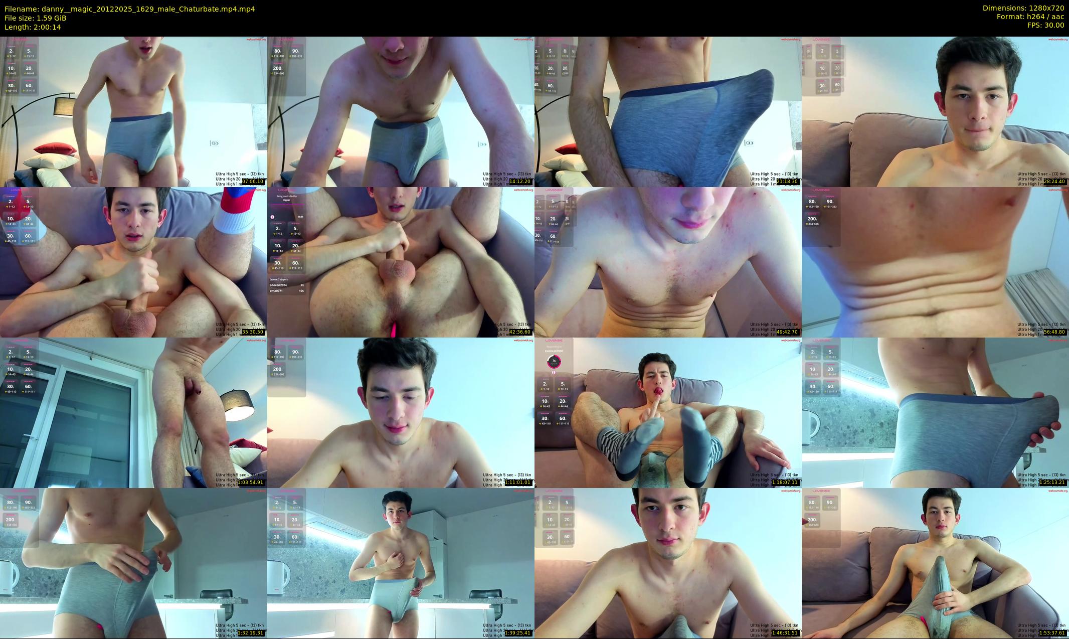 danny__magic — 121 minute Chaturbate male cam show recording, 720p, Dec 20, 2025
