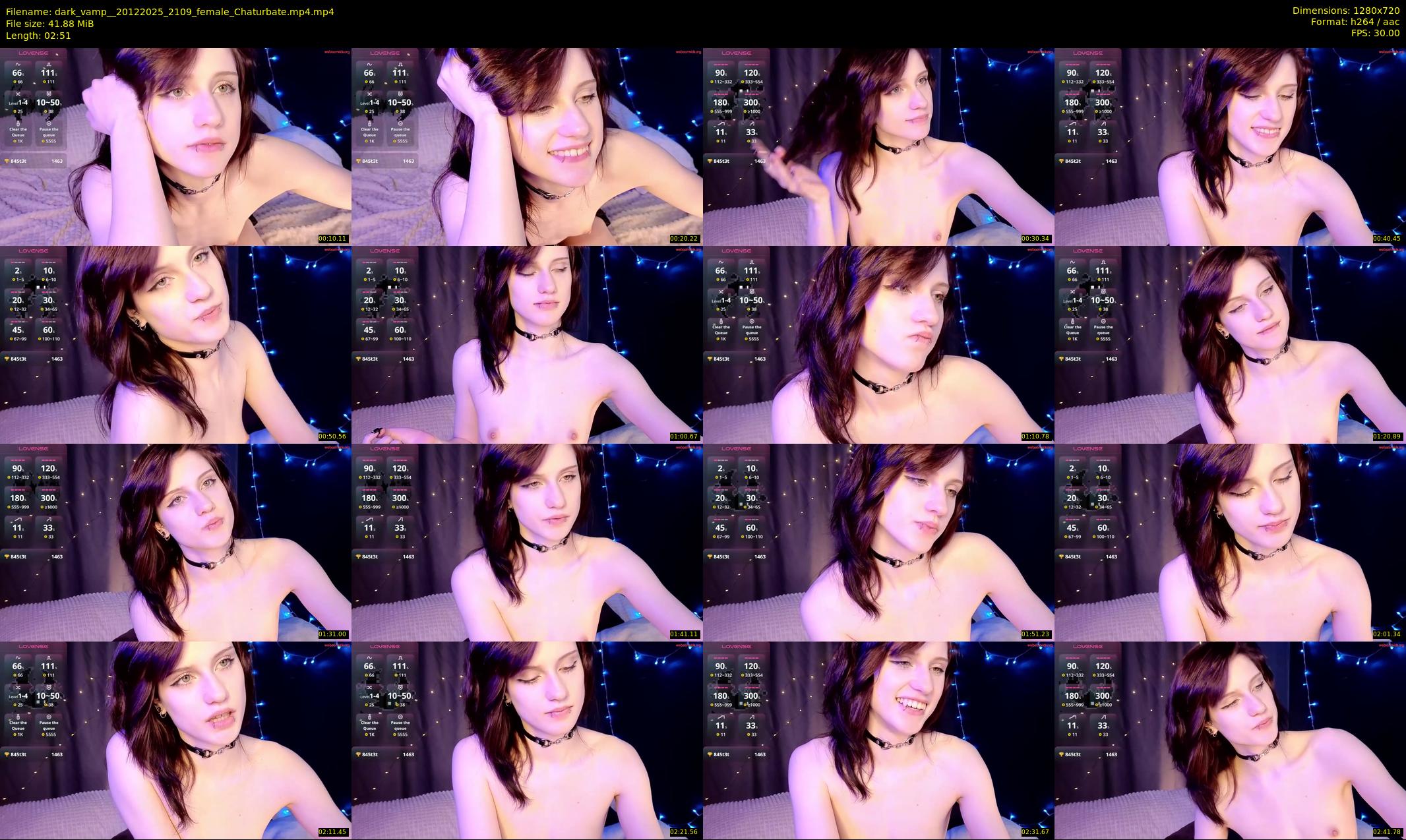 dark_vamp_ — 3 minute Chaturbate female cam show recording, 720p, Dec 20, 2025