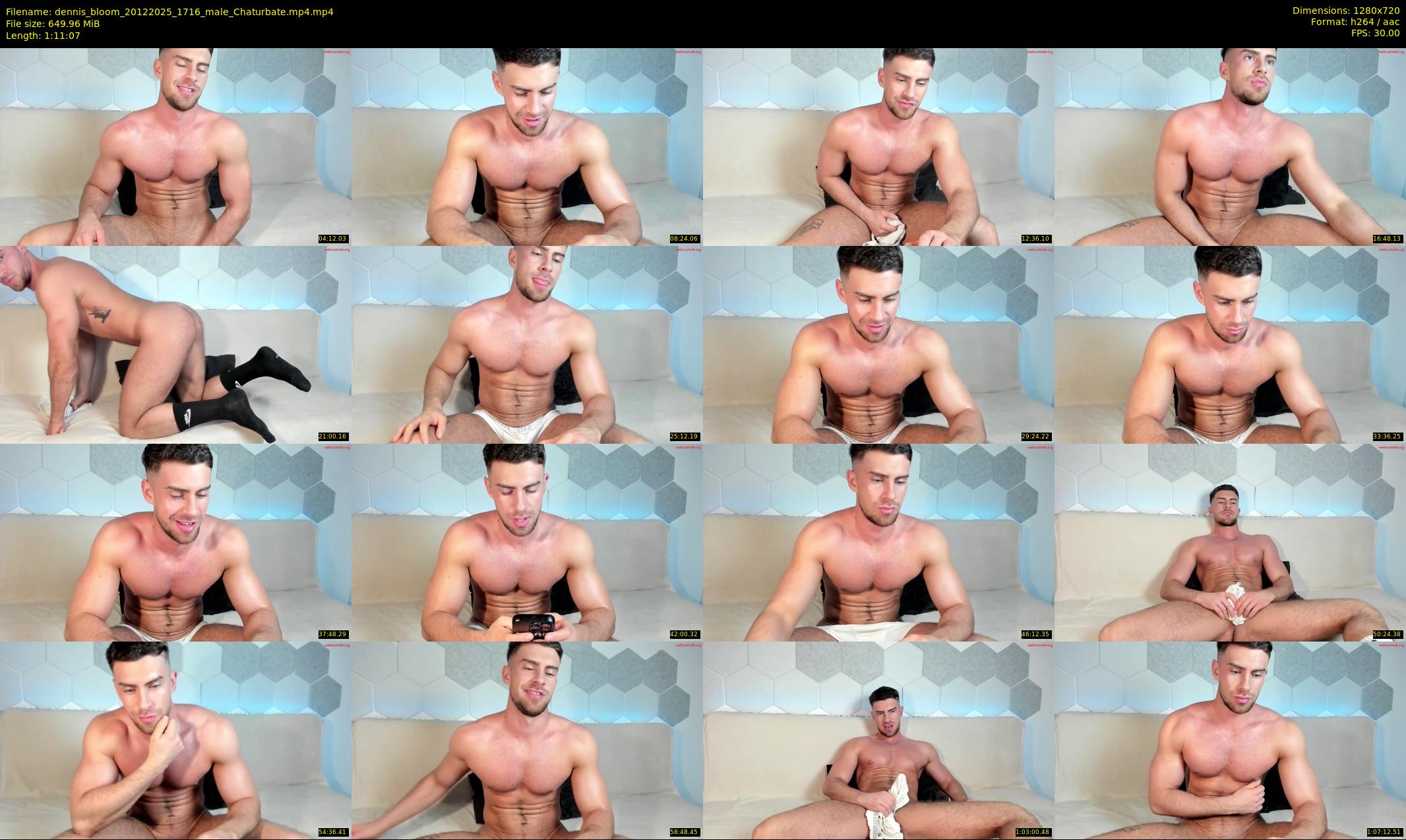 dennis_bloom — 72 minute Chaturbate male cam show recording, 720p, Dec 20, 2025