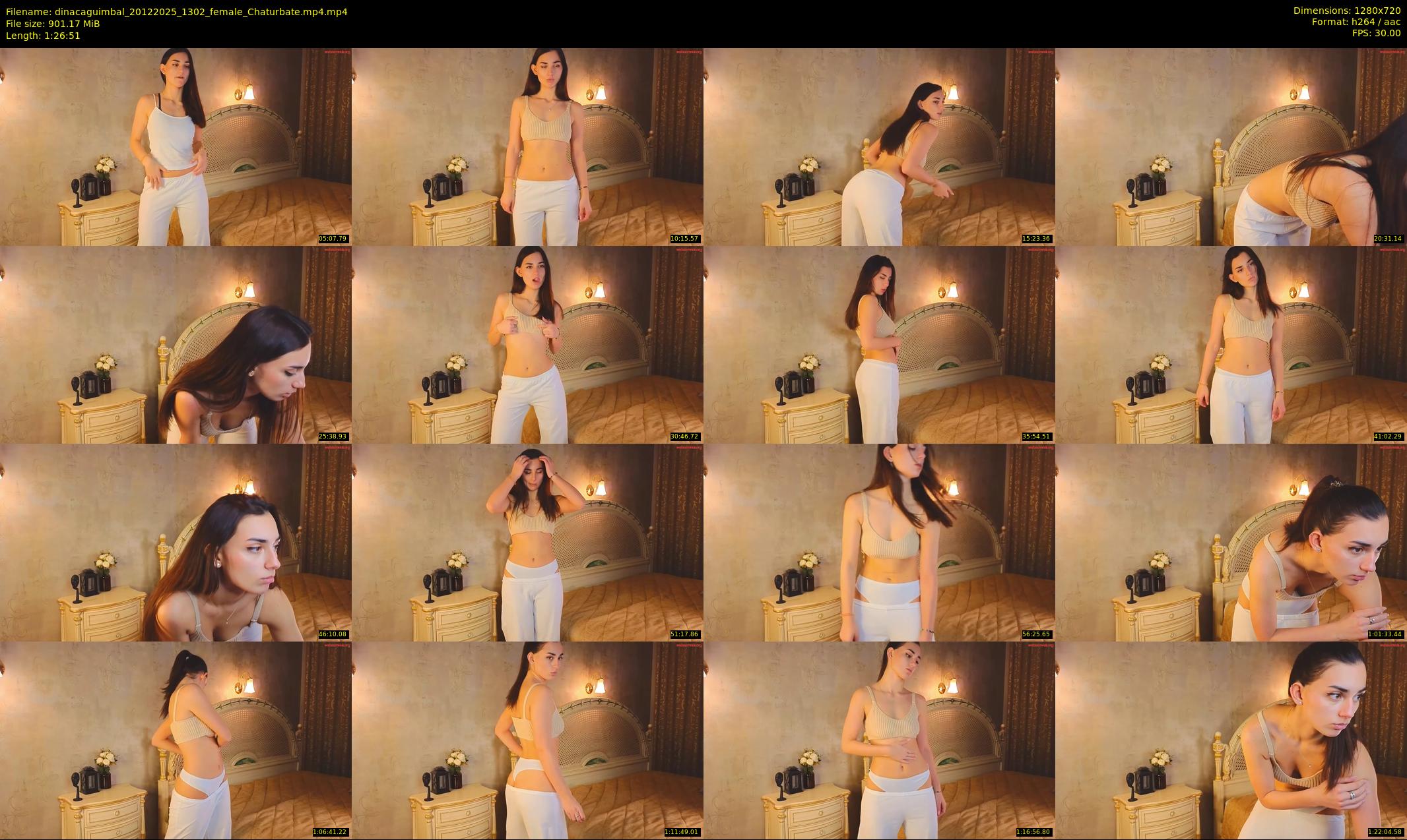 dinacaguimbal — 87 minute Chaturbate female cam show recording, 720p, Dec 20, 2025