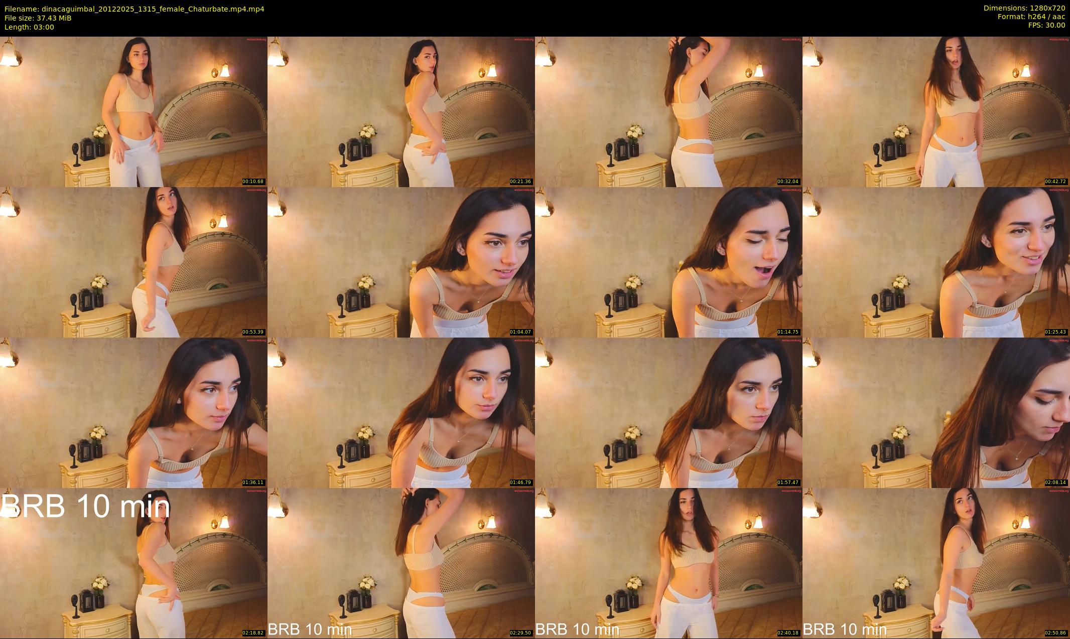 dinacaguimbal — 3 minute Chaturbate female cam show recording, 720p, Dec 20, 2025