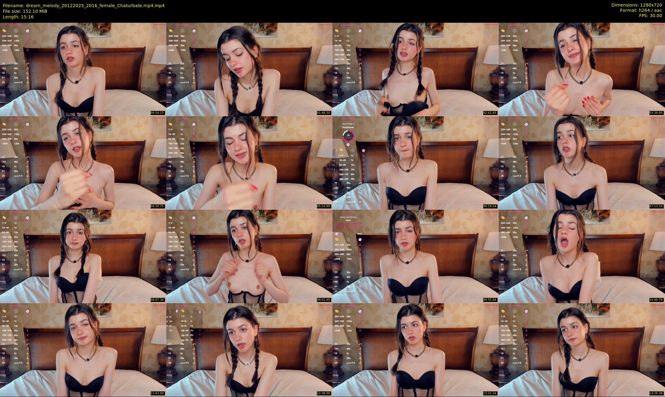dream_melody — 16 minute Chaturbate female cam show recording, 720p, Dec 20, 2025