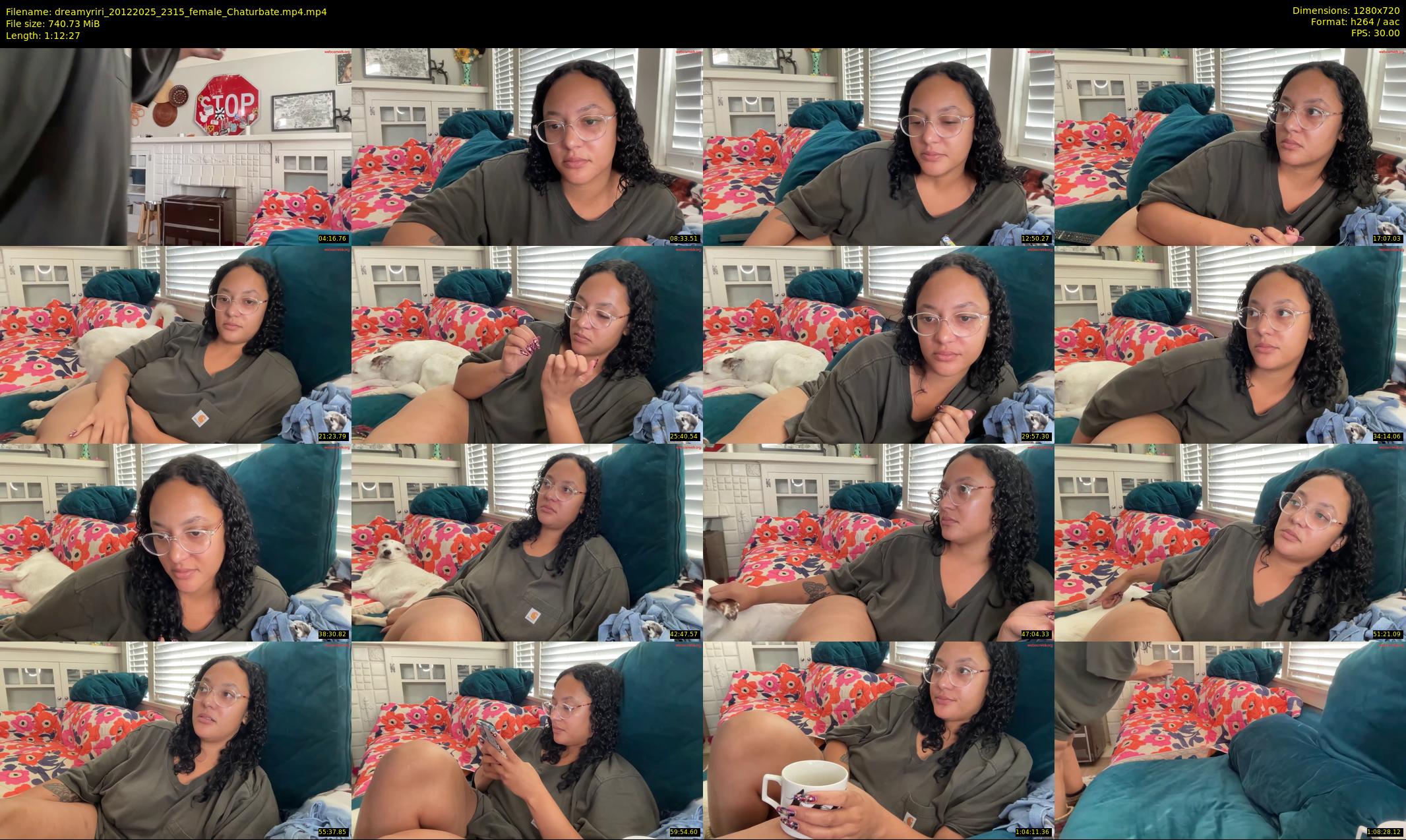 dreamyriri — 73 minute Chaturbate female cam show recording, 720p, Dec 20, 2025