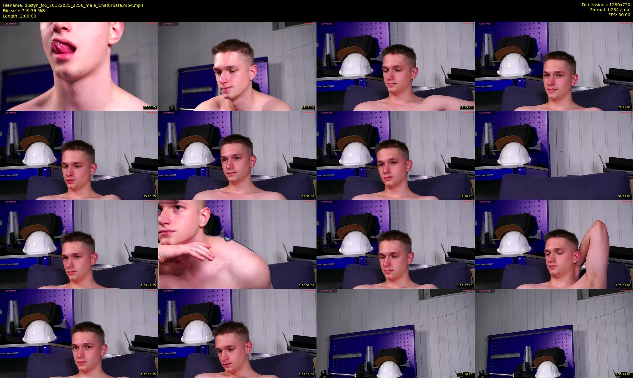 dustyn_fox — 120 minute Chaturbate male cam show recording, 720p, Dec 20, 2025