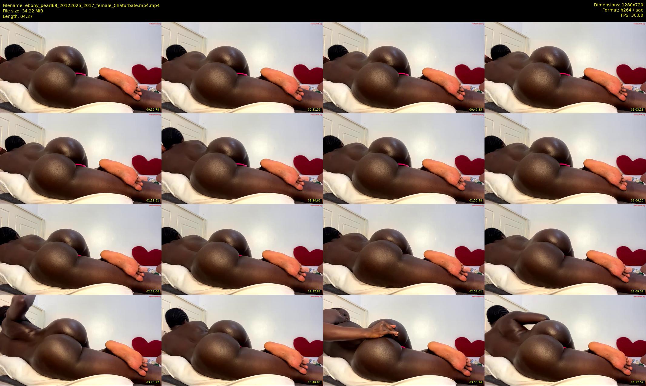 ebony_pearl69 — 5 minute Chaturbate female cam show recording, 720p, Dec 20, 2025