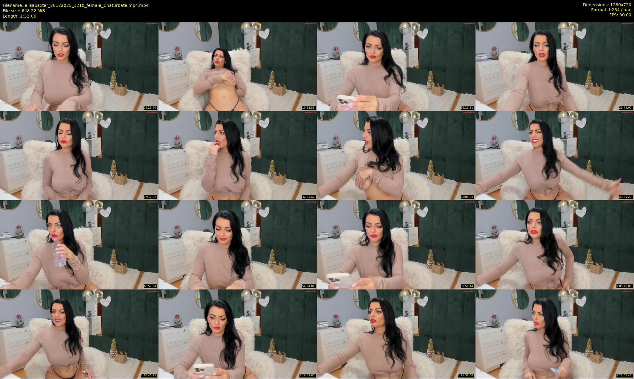 elisabaxter — 93 minute Chaturbate female cam show recording, 720p, Dec 20, 2025