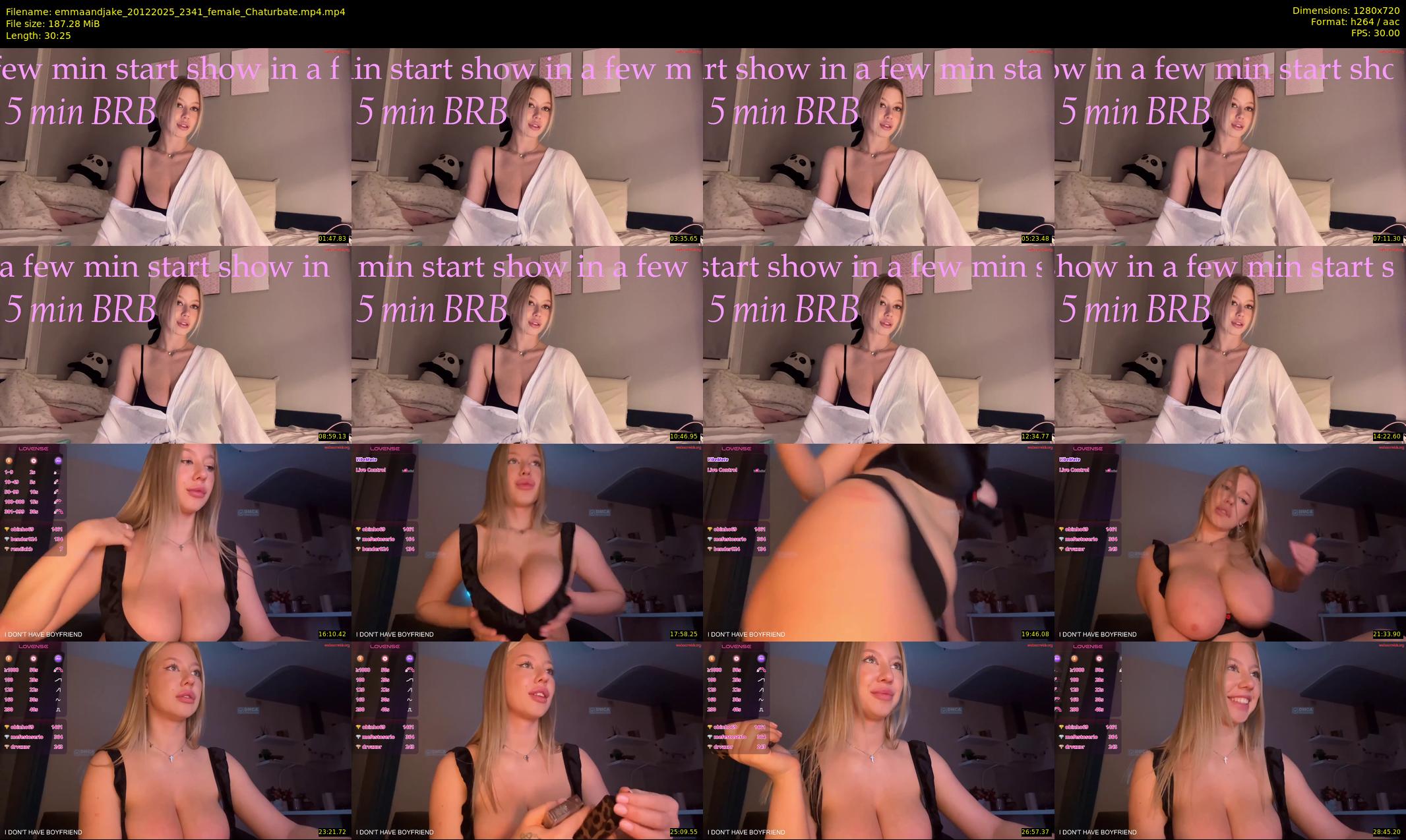 emmaandjake — 31 minute Chaturbate couple cam show recording, 720p, Dec 20, 2025