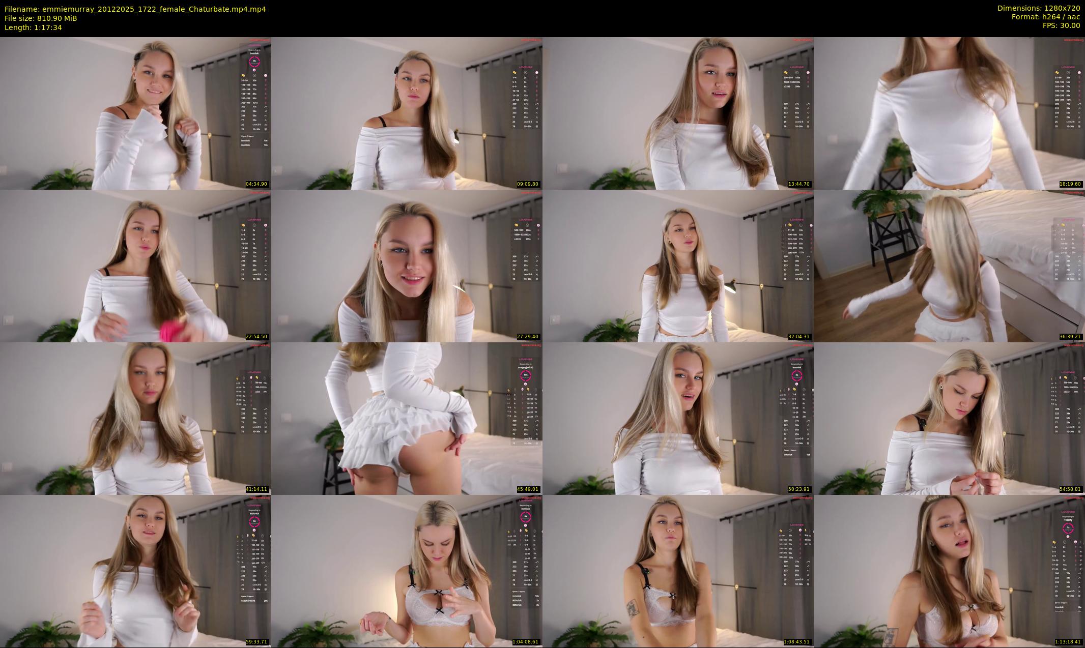 emmiemurray — 78 minute Chaturbate female cam show recording, 720p, Dec 20, 2025