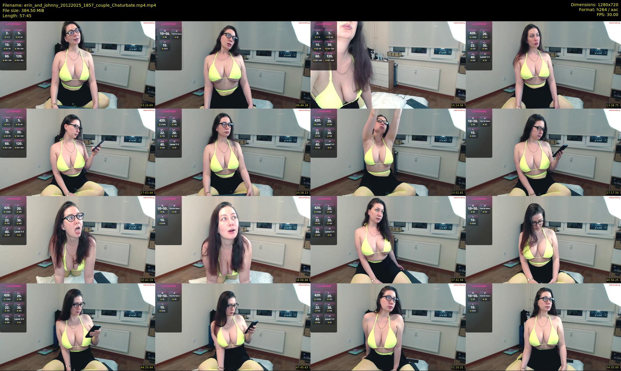 erin_and_johnny — 58 minute Chaturbate couple cam show recording, 720p, Dec 20, 2025