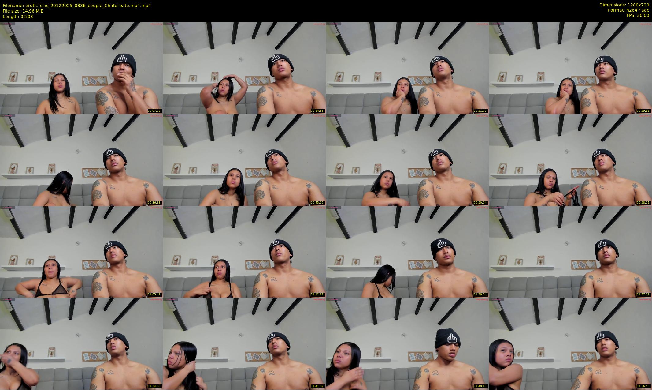 erotic_sins — 3 minute Chaturbate couple cam show recording, 720p, Dec 20, 2025