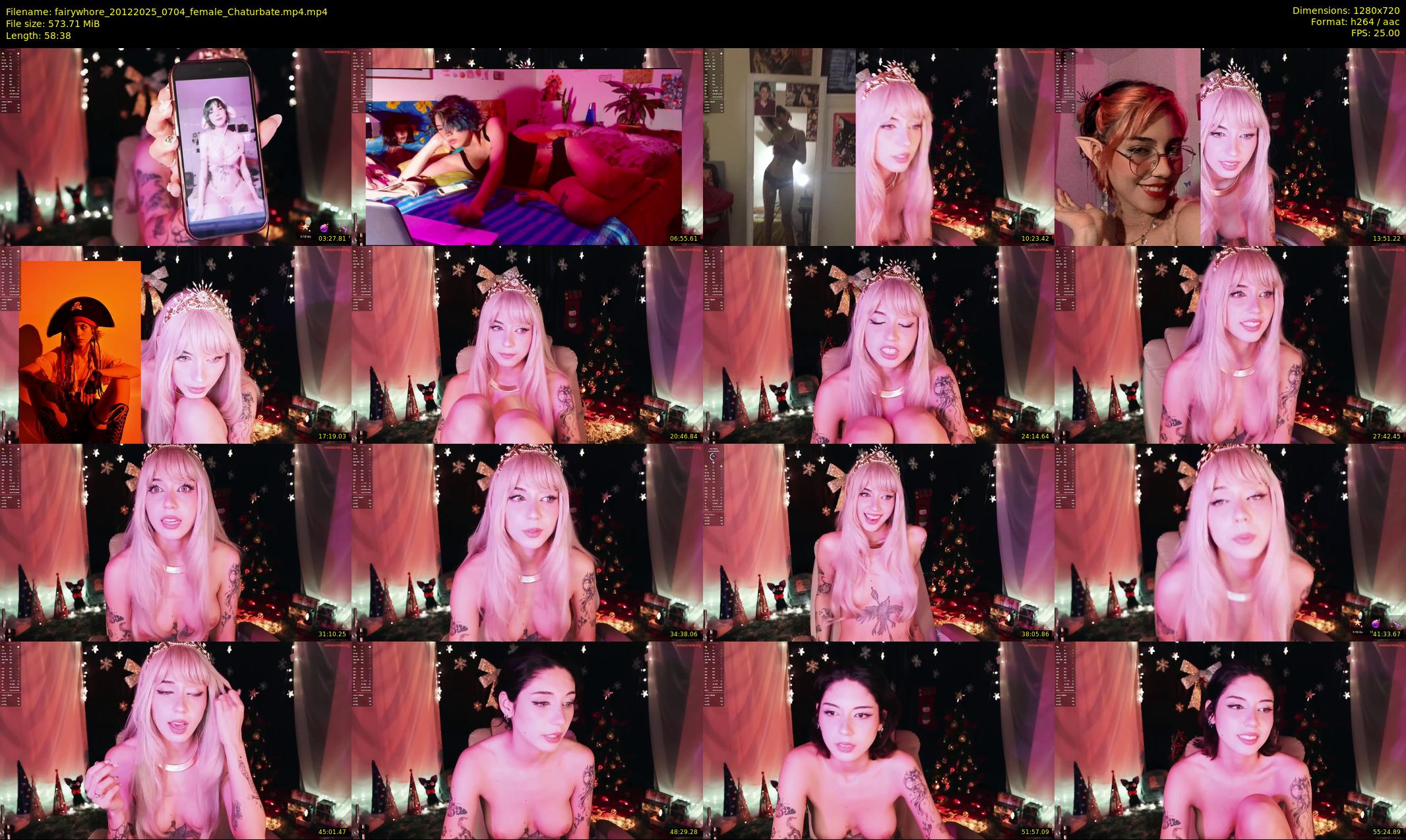 fairywhore — 59 minute Chaturbate female cam show recording, 720p, Dec 20, 2025