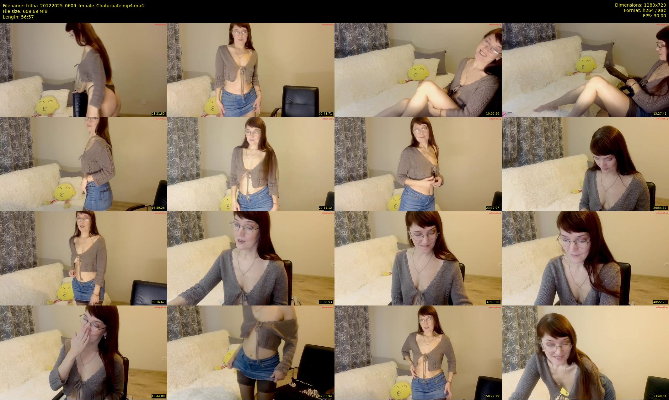fritha — 57 minute Chaturbate female cam show recording, 720p, Dec 20, 2025