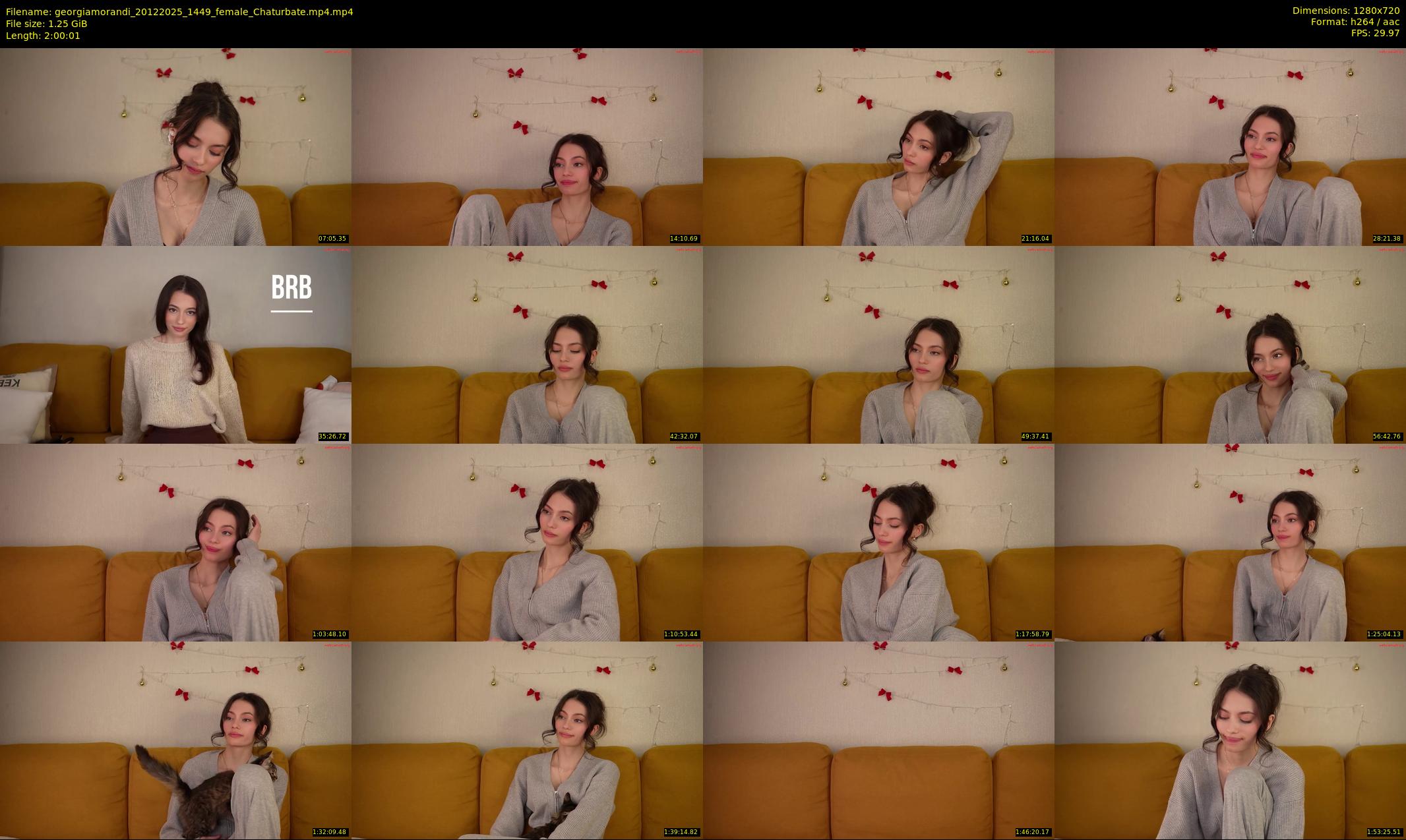 georgiamorandi — 121 minute Chaturbate female cam show recording, 720p, Dec 20, 2025