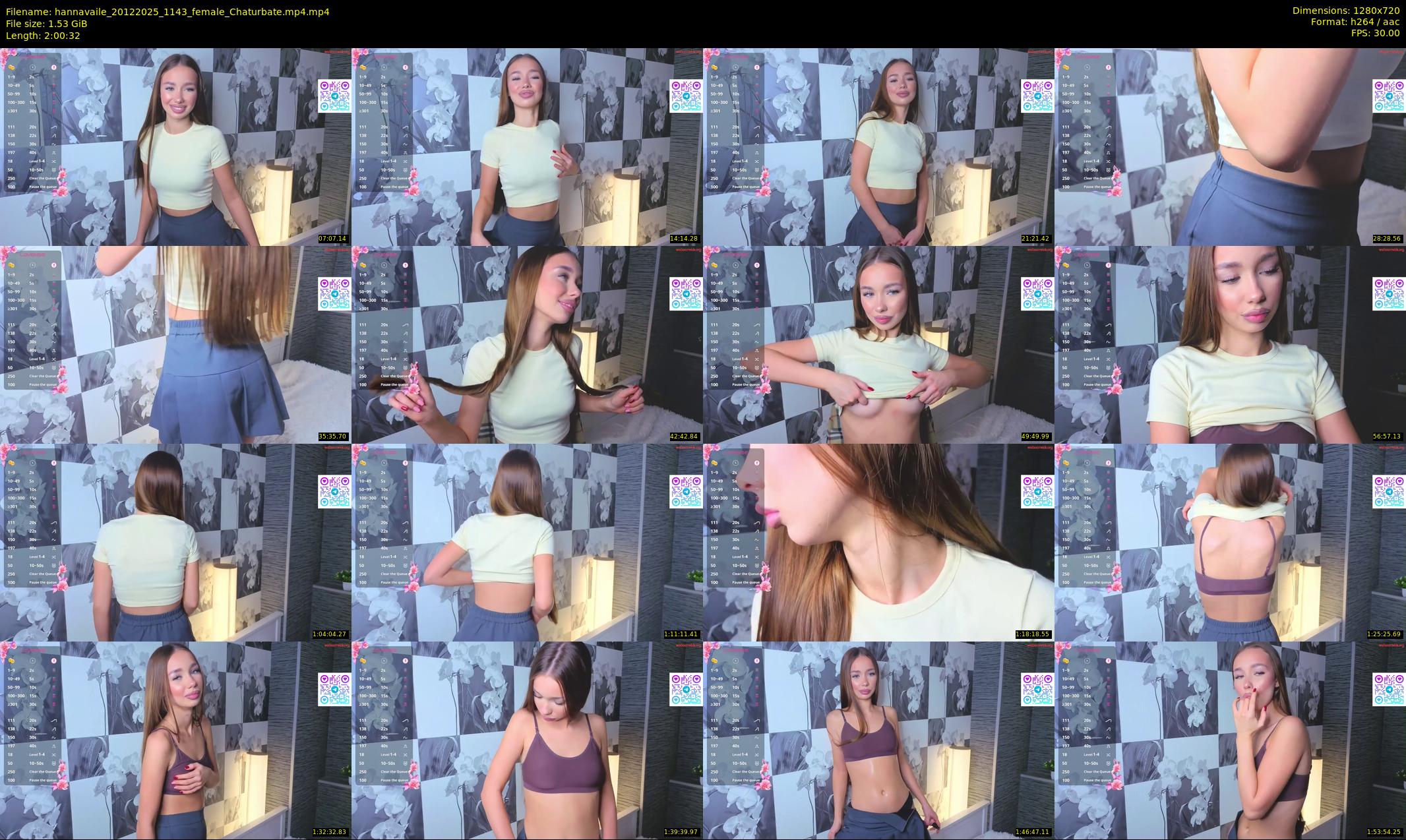hannavaile — 121 minute Chaturbate female cam show recording, 720p, Dec 20, 2025