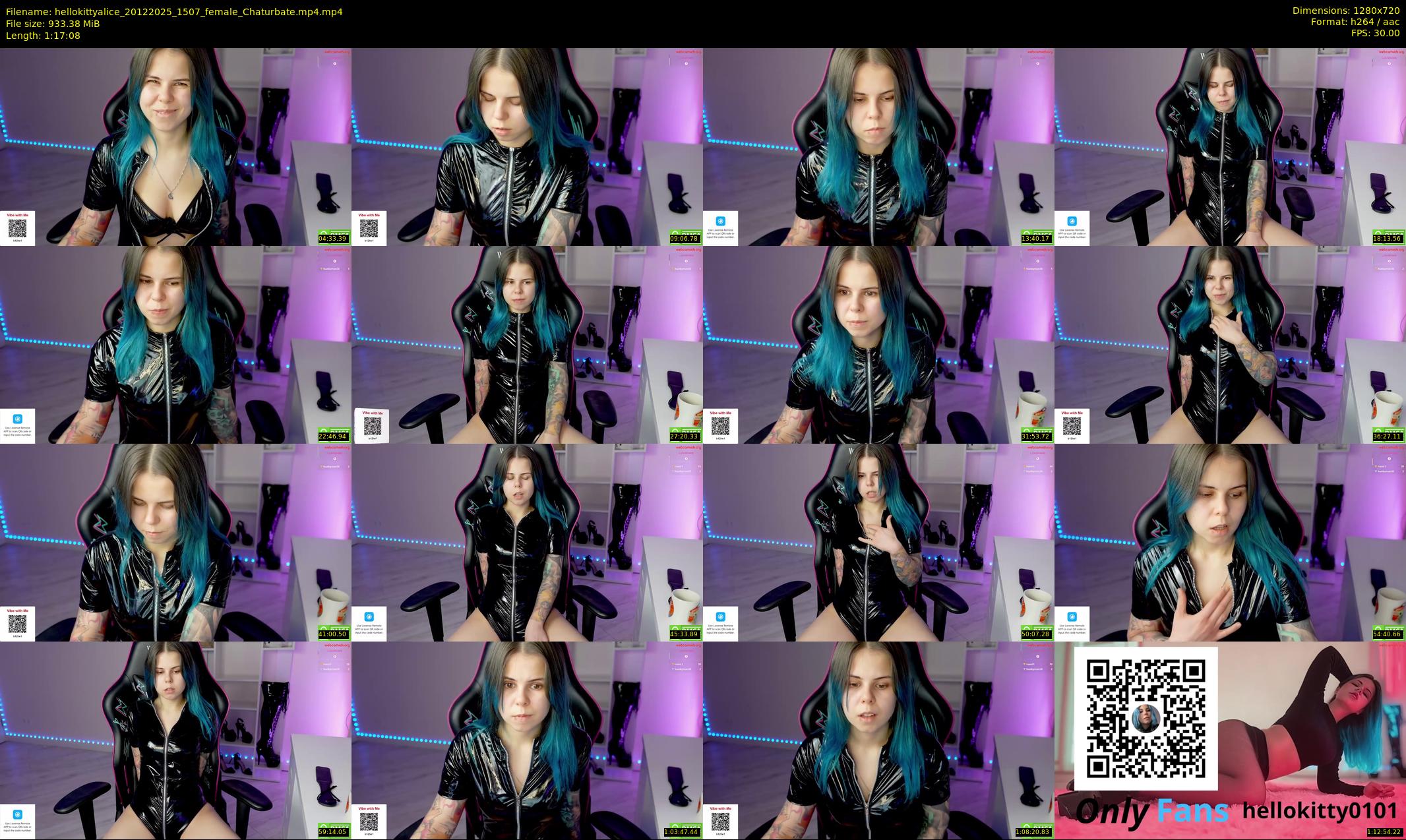 hellokittyalice — 78 minute Chaturbate female cam show recording, 720p, Dec 20, 2025