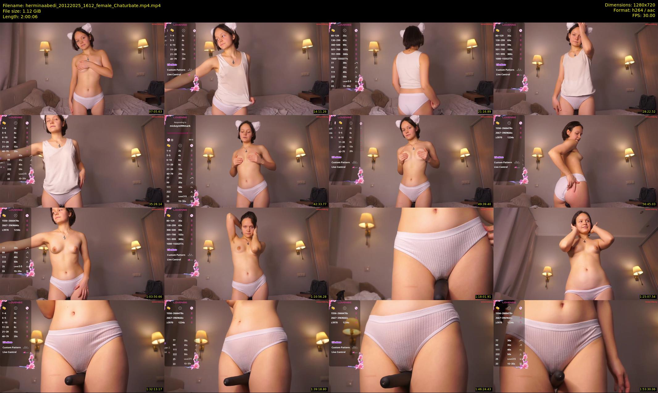 herminaabedi — 121 minute Chaturbate female cam show recording, 720p, Dec 20, 2025