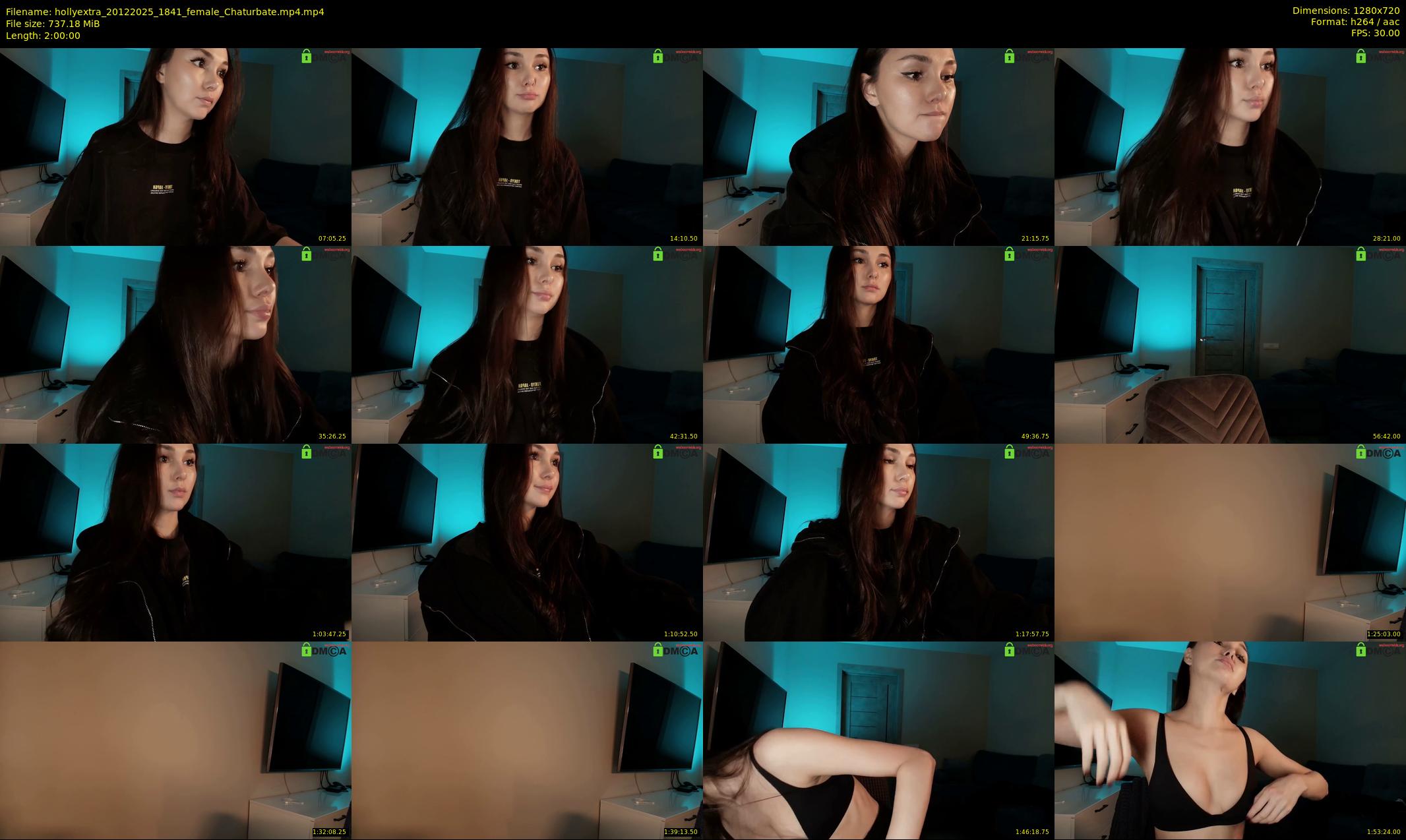 hollyextra — 120 minute Chaturbate female cam show recording, 720p, Dec 20, 2025