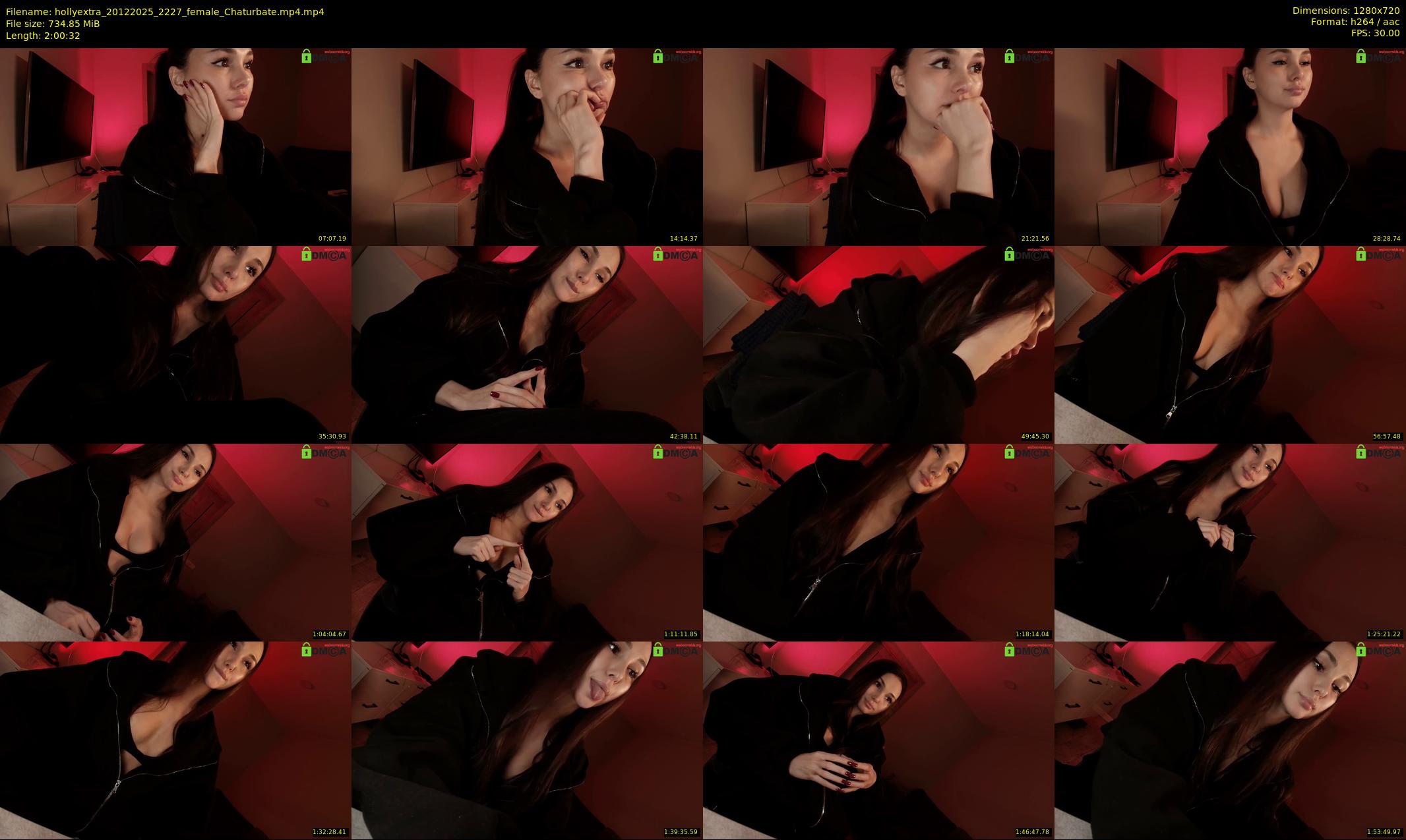 hollyextra — 121 minute Chaturbate female cam show recording, 720p, Dec 20, 2025