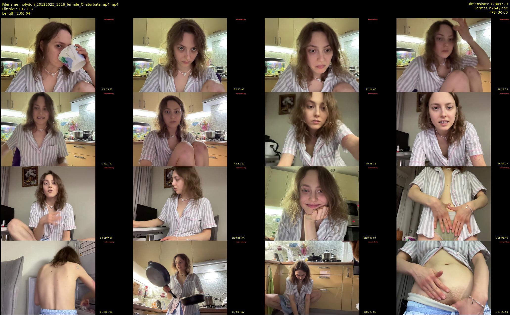 holydori — 121 minute Chaturbate female cam show recording, 720p, Dec 20, 2025