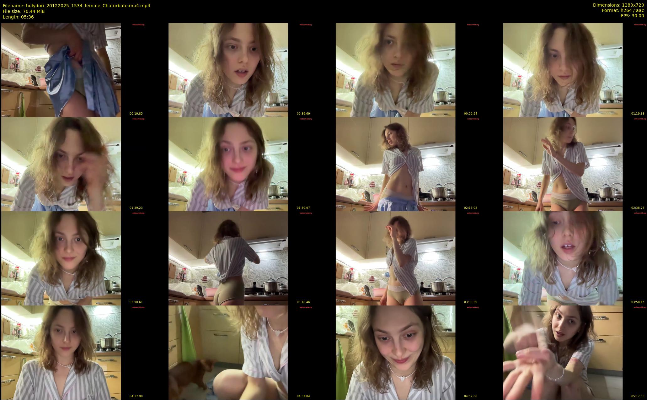 holydori — 6 minute Chaturbate female cam show recording, 720p, Dec 20, 2025