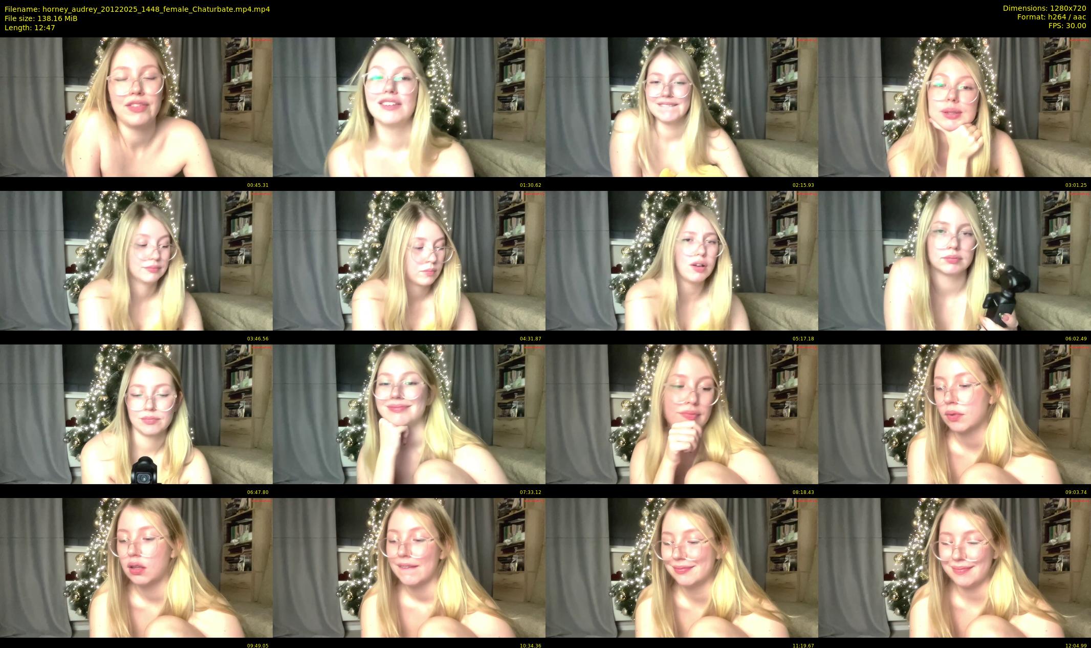 horney_audrey — 13 minute Chaturbate female cam show recording, 720p, Dec 20, 2025