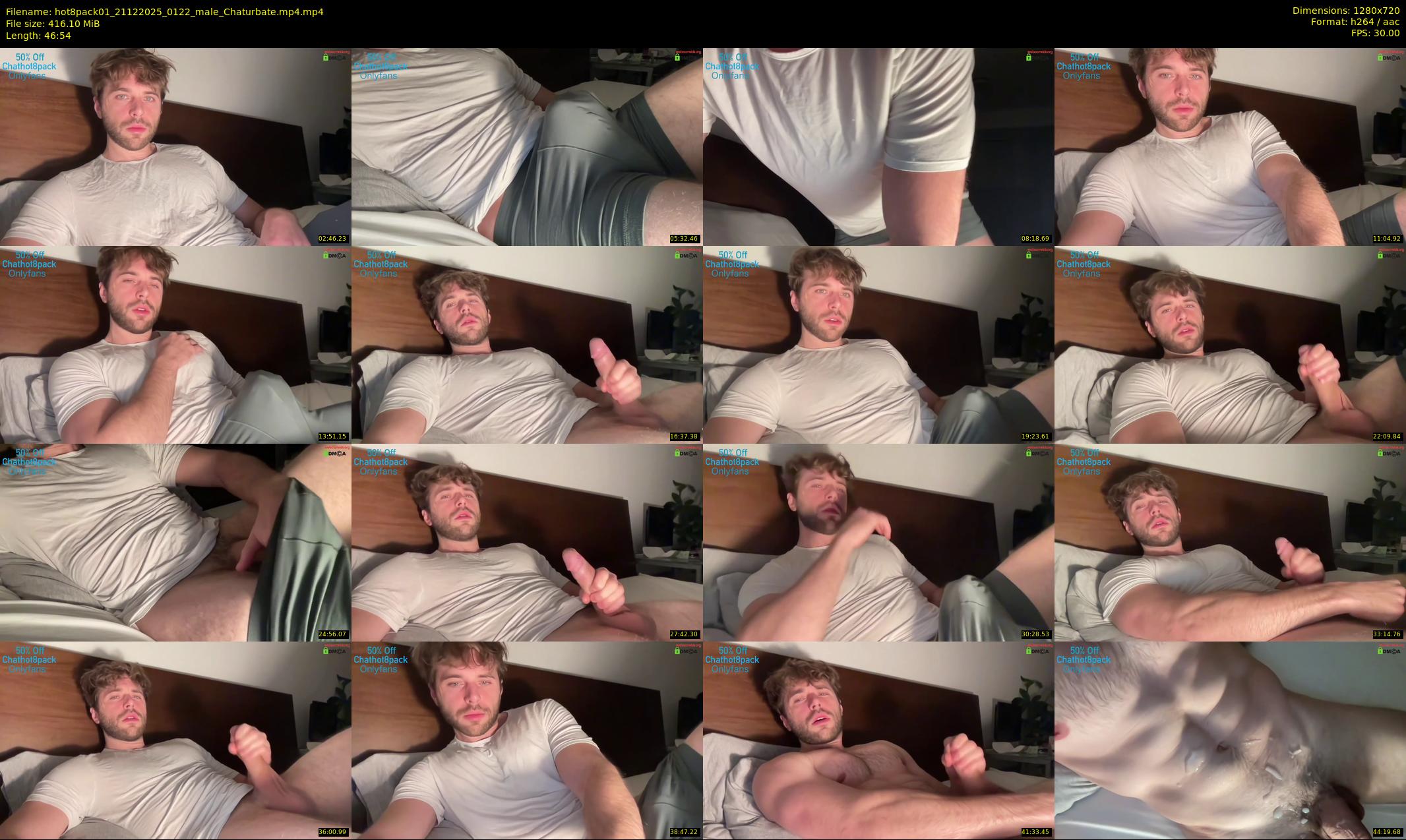 hot8pack01 — 47 minute Chaturbate male cam show recording, 720p, Dec 21, 2025