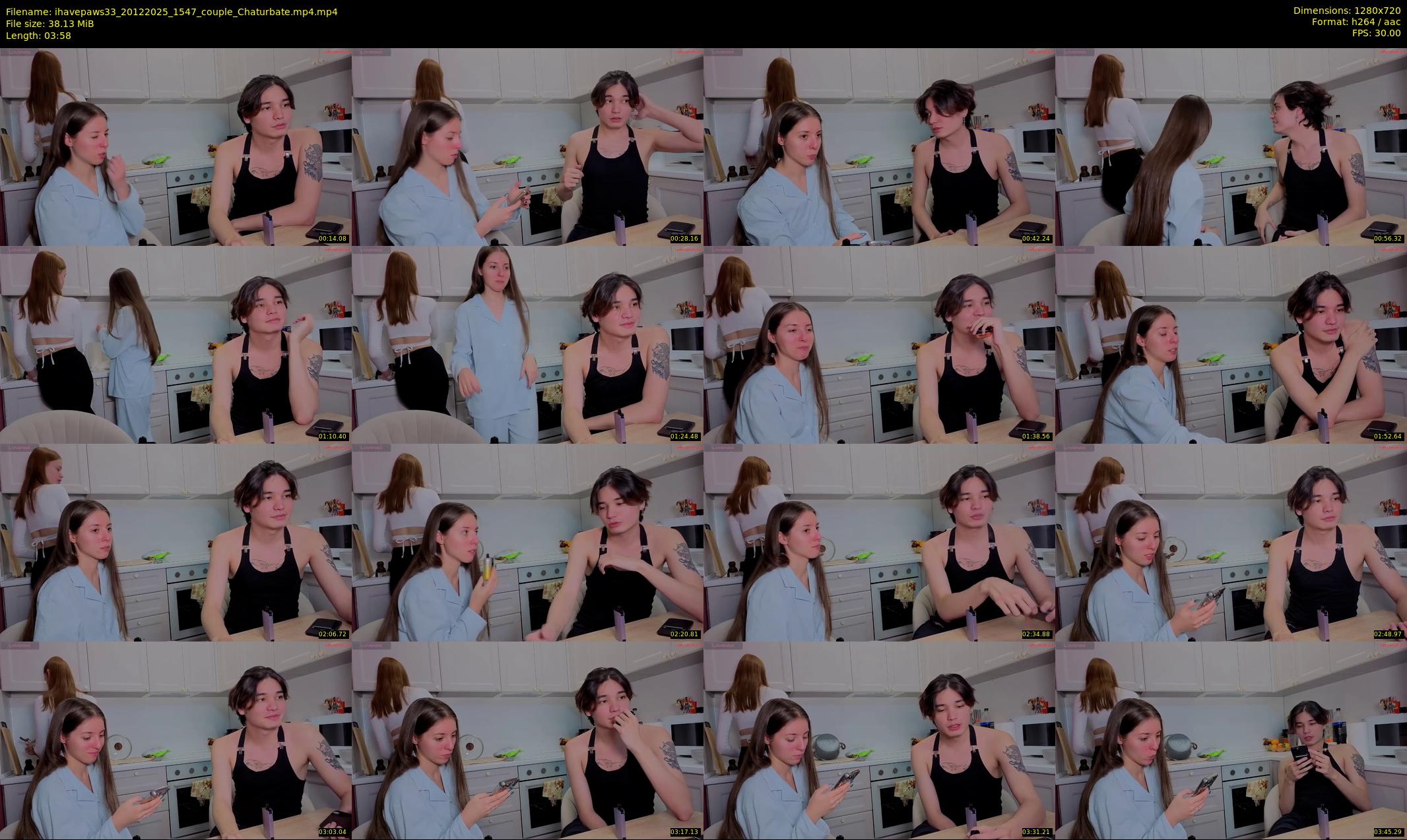 ihavepaws33 — 4 minute Chaturbate couple cam show recording, 720p, Dec 20, 2025