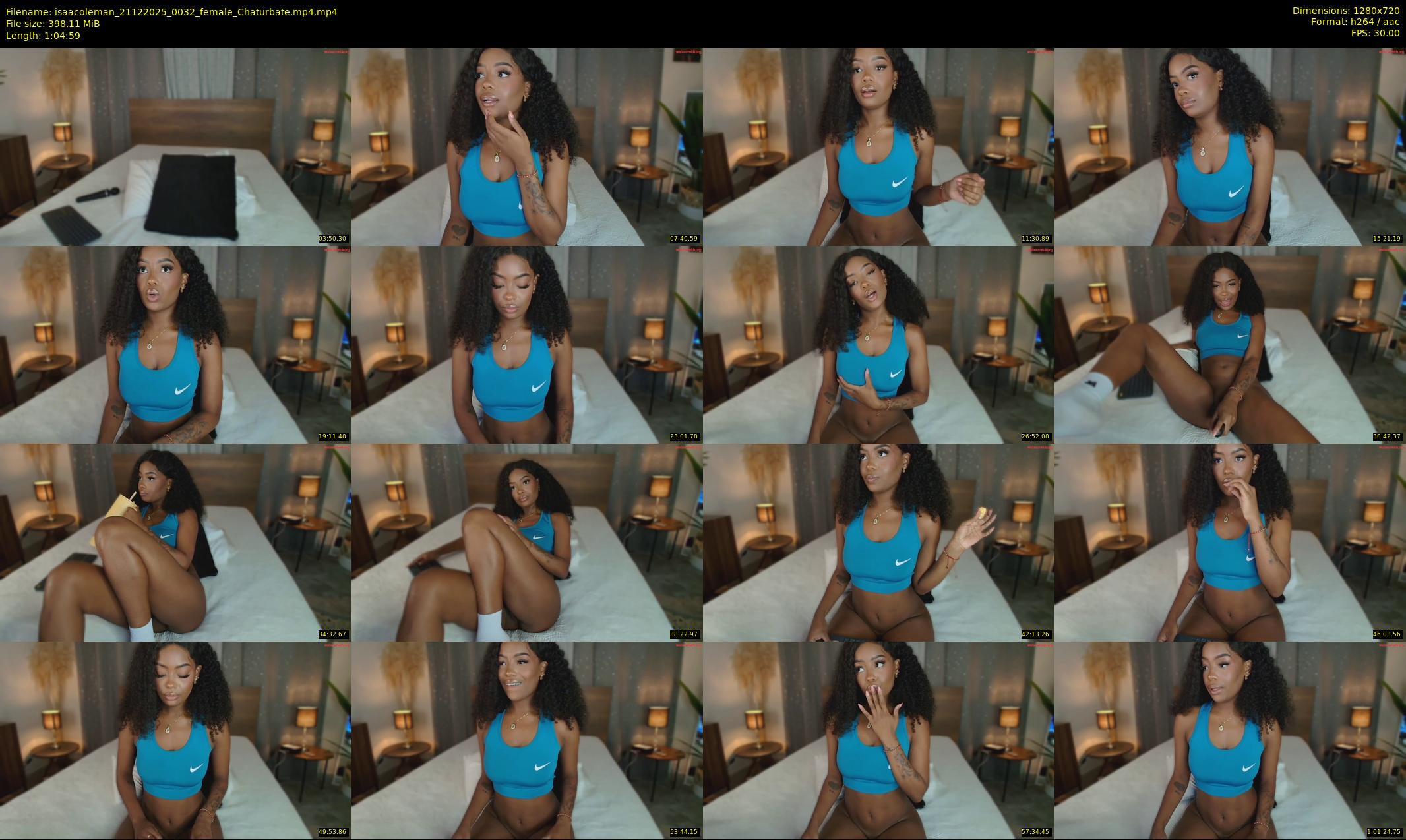 isaacoleman — 65 minute Chaturbate female cam show recording, 720p, Dec 21, 2025