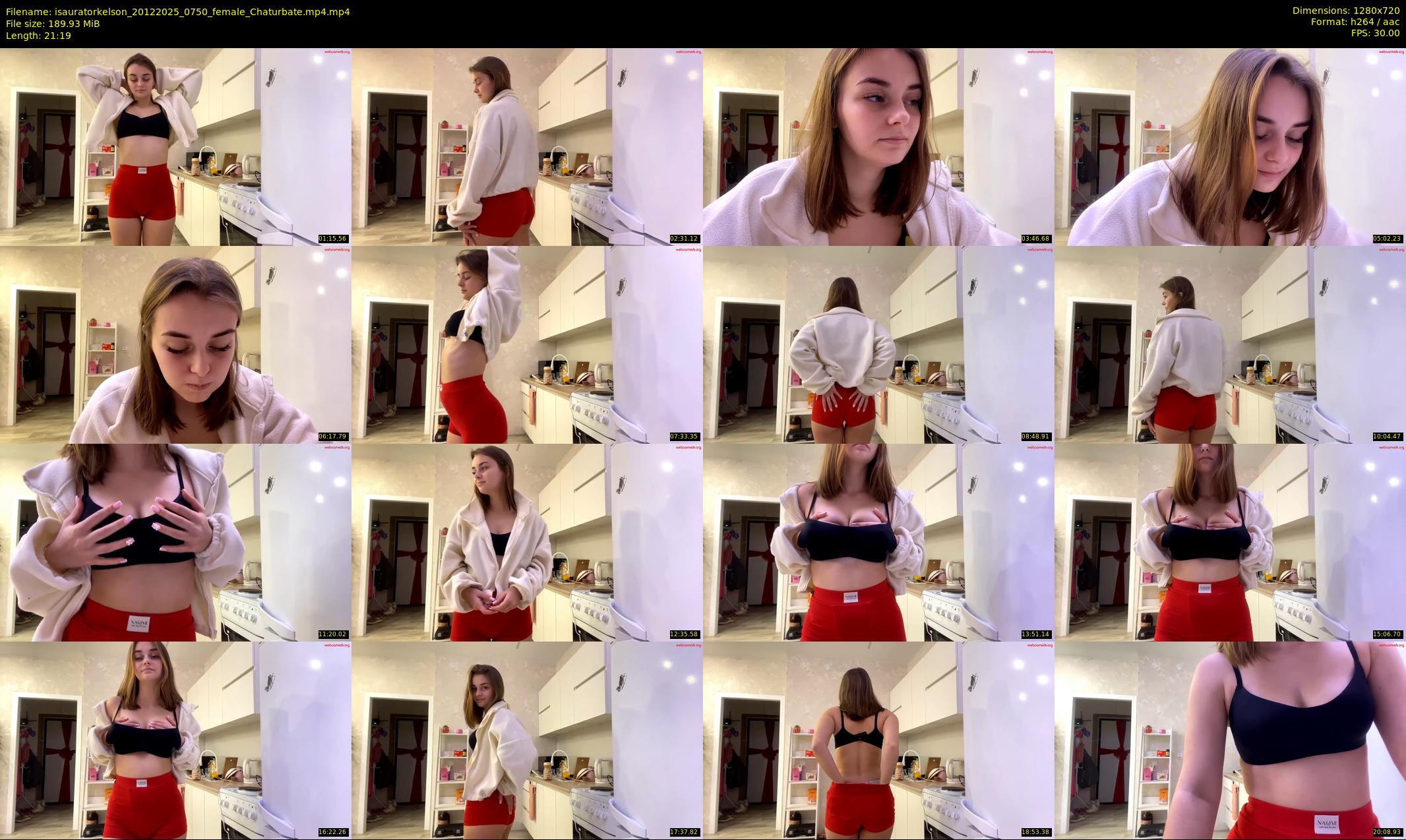 isauratorkelson — 22 minute Chaturbate female cam show recording, 720p, Dec 20, 2025