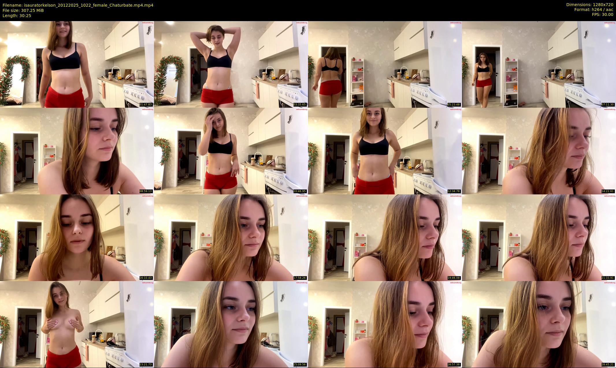 isauratorkelson — 31 minute Chaturbate female cam show recording, 720p, Dec 20, 2025