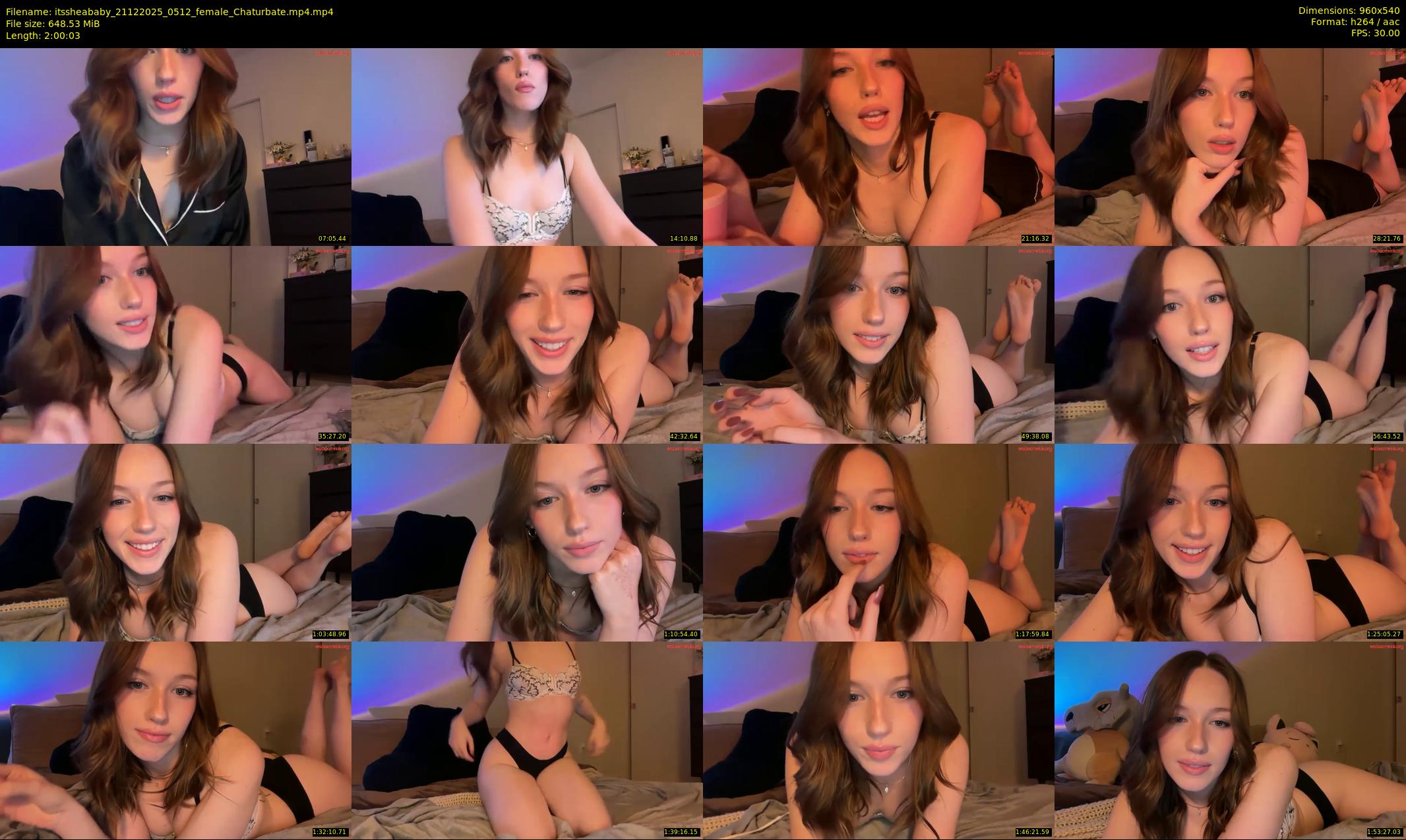 itssheababy — 121 minute Chaturbate female cam show recording, 480p, Dec 21, 2025