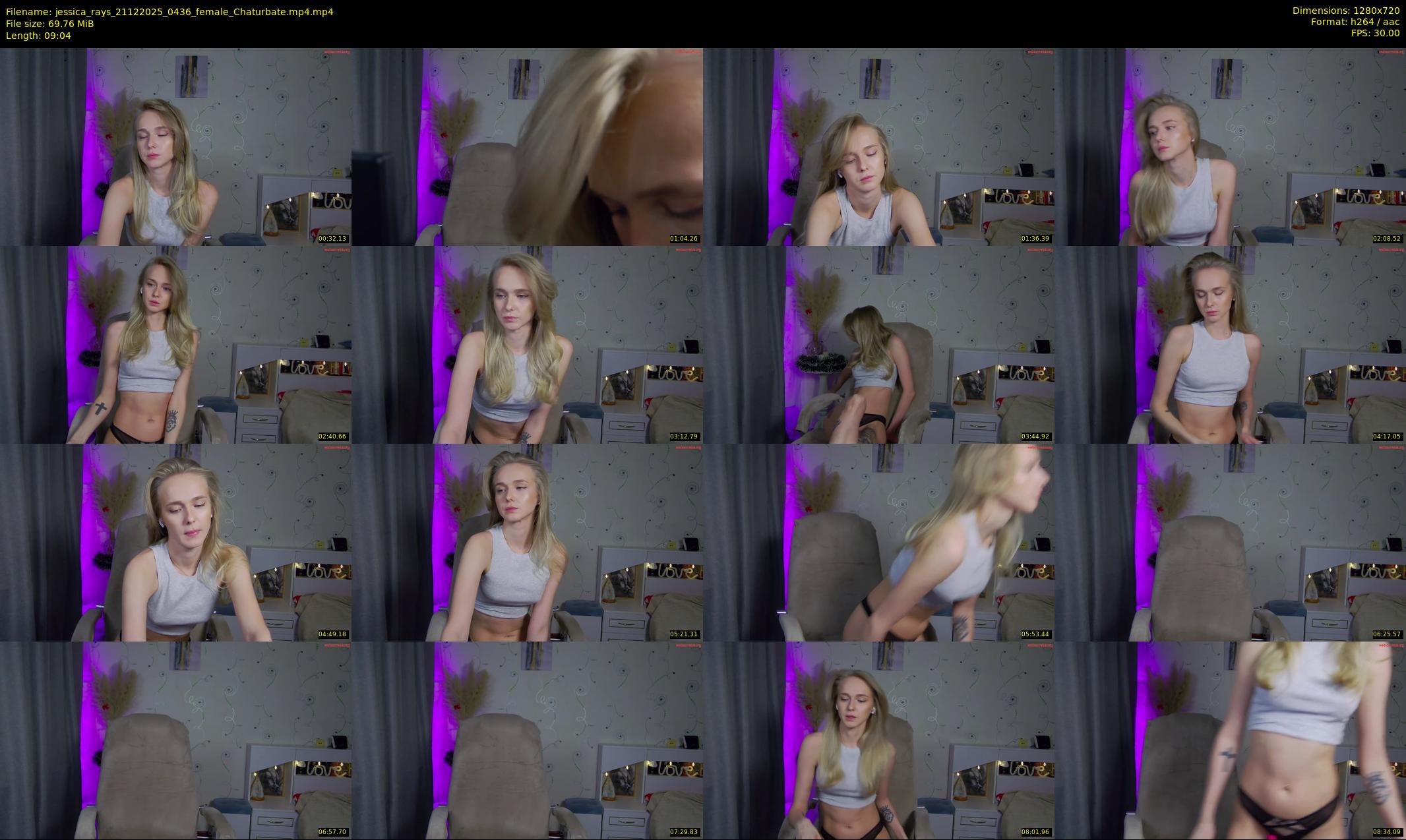 jessica_rays — 10 minute Chaturbate couple cam show recording, 720p, Dec 21, 2025
