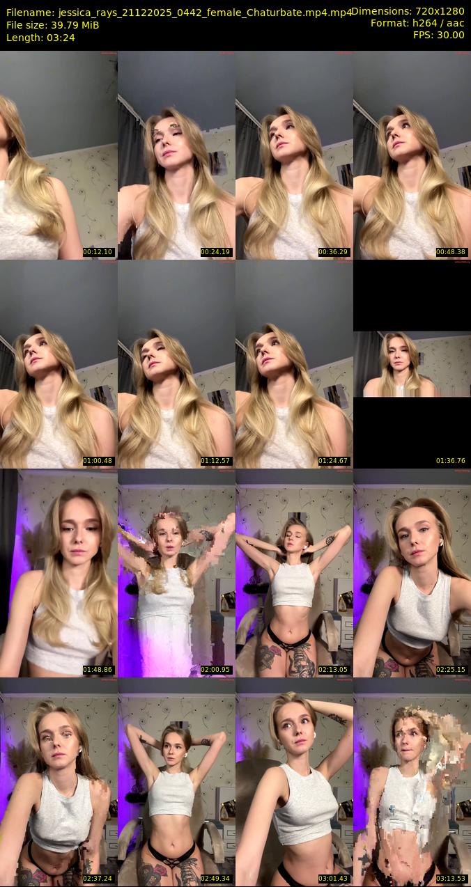 jessica_rays — 4 minute Chaturbate couple cam show recording, 1080p, Dec 21, 2025