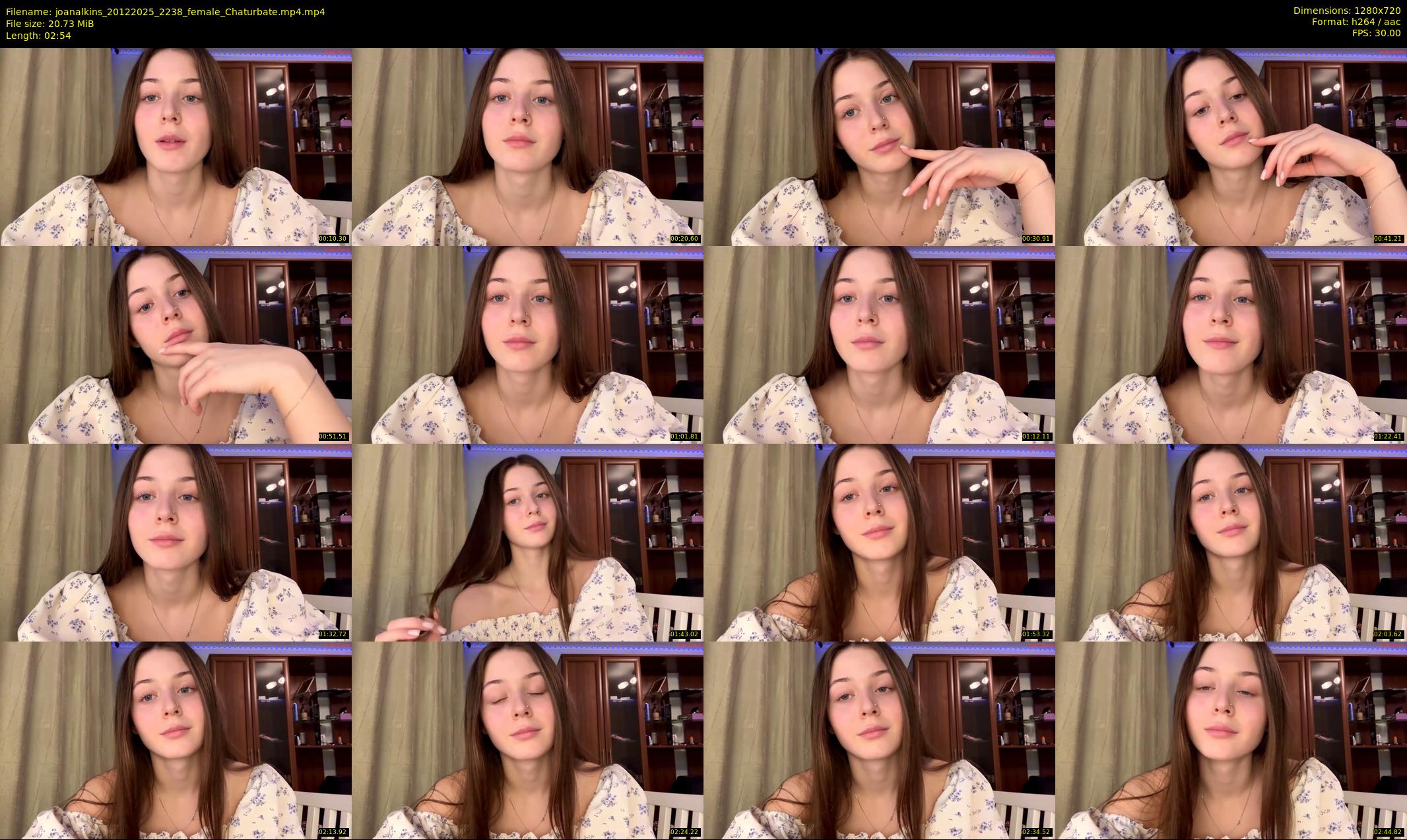 joanalkins — 3 minute Chaturbate female cam show recording, 720p, Dec 20, 2025
