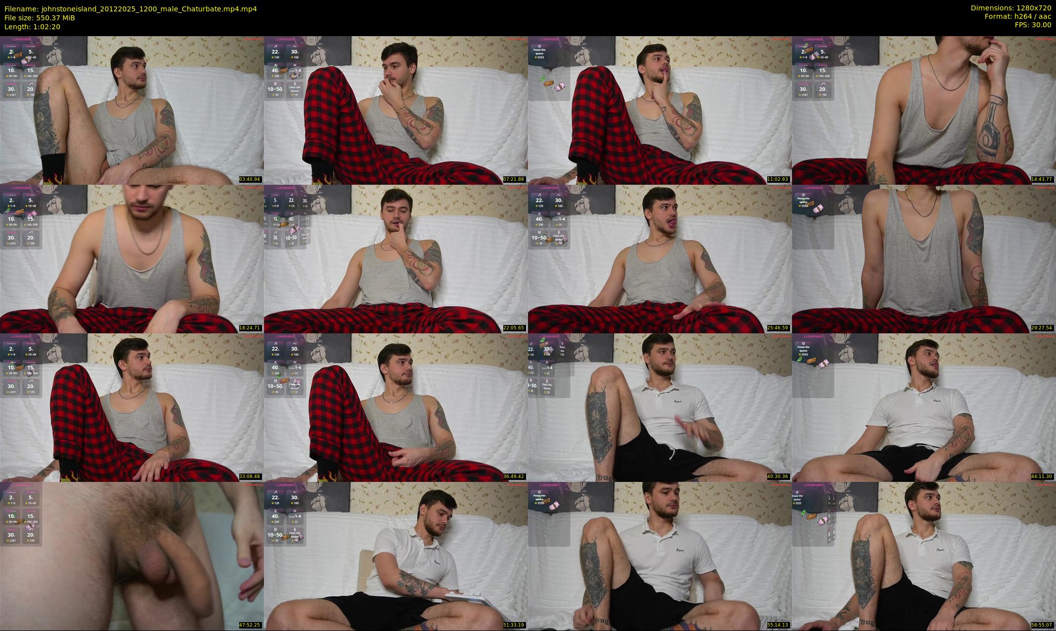 johnstoneisland — 63 minute Chaturbate male cam show recording, 720p, Dec 20, 2025