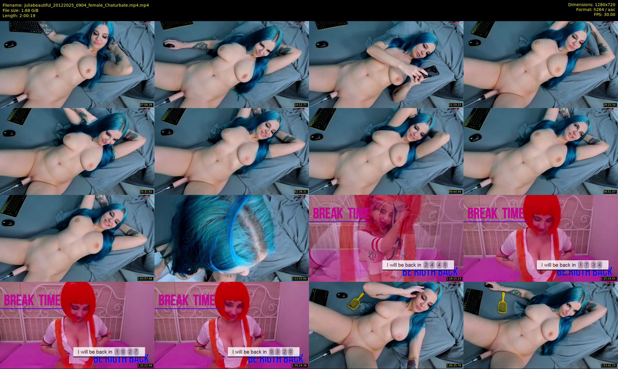 juliabeautiful — 121 minute Chaturbate female cam show recording, 720p, Dec 20, 2025
