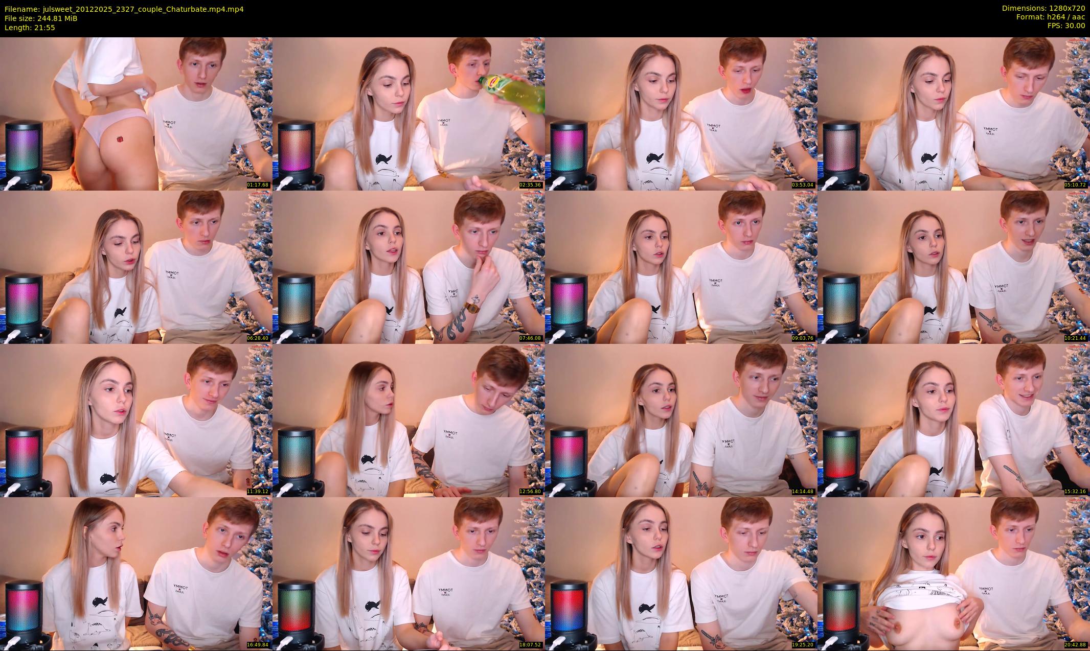 julsweet — 22 minute Chaturbate male cam show recording, 720p, Dec 20, 2025
