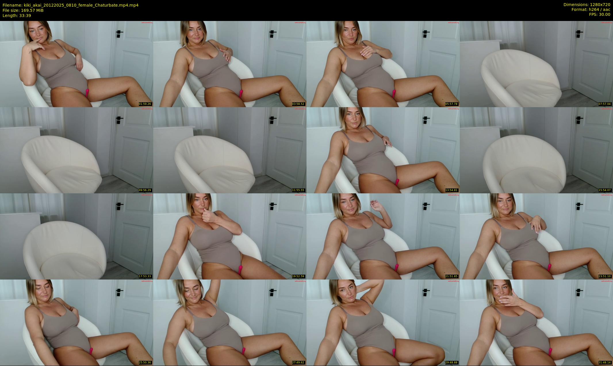 kiki_akai — 34 minute Chaturbate female cam show recording, 720p, Dec 20, 2025