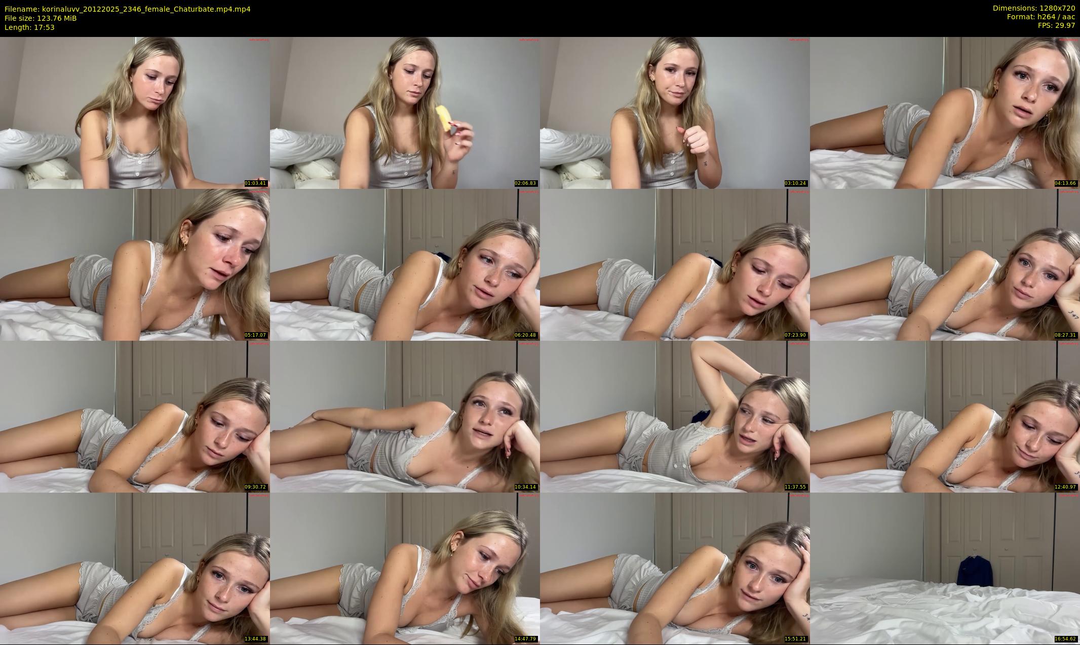 korinaluvv — 18 minute Chaturbate female cam show recording, 720p, Dec 20, 2025