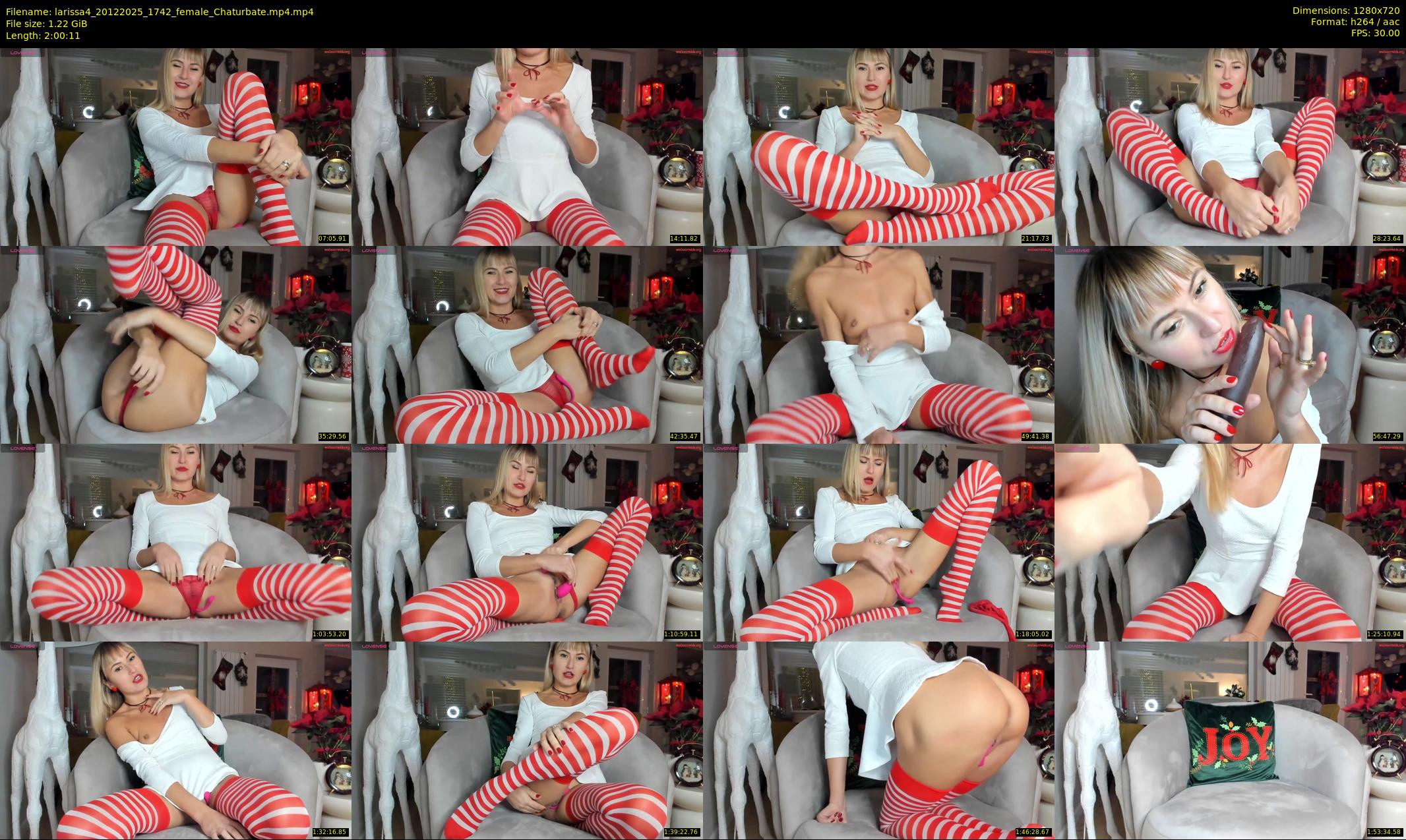 larissa4 — 121 minute Chaturbate female cam show recording, 720p, Dec 20, 2025