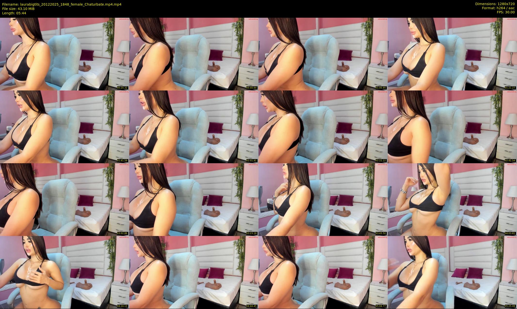 laurabigtits — 6 minute Chaturbate female cam show recording, 720p, Dec 20, 2025