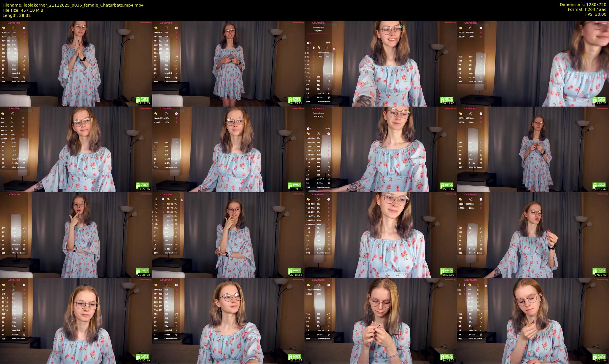 leolakorner — 39 minute Chaturbate female cam show recording, 720p, Dec 21, 2025