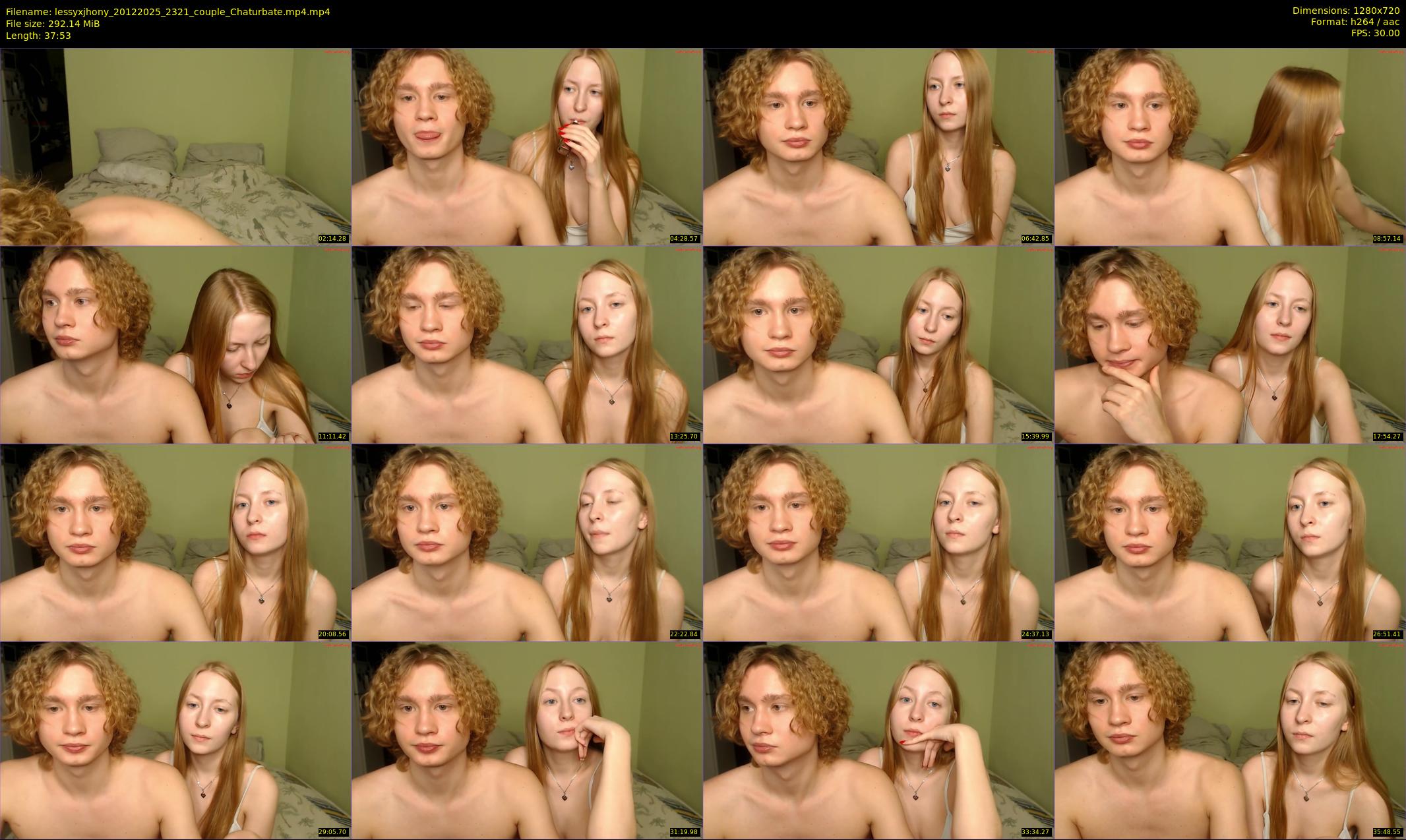 lessyxjhony — 38 minute Chaturbate couple cam show recording, 720p, Dec 20, 2025