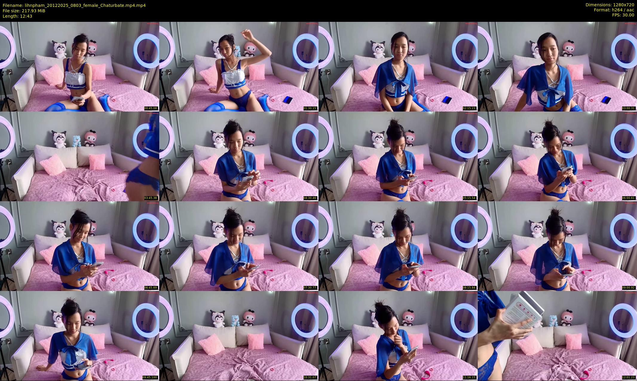lihnpham — 13 minute Chaturbate female cam show recording, 720p, Dec 20, 2025