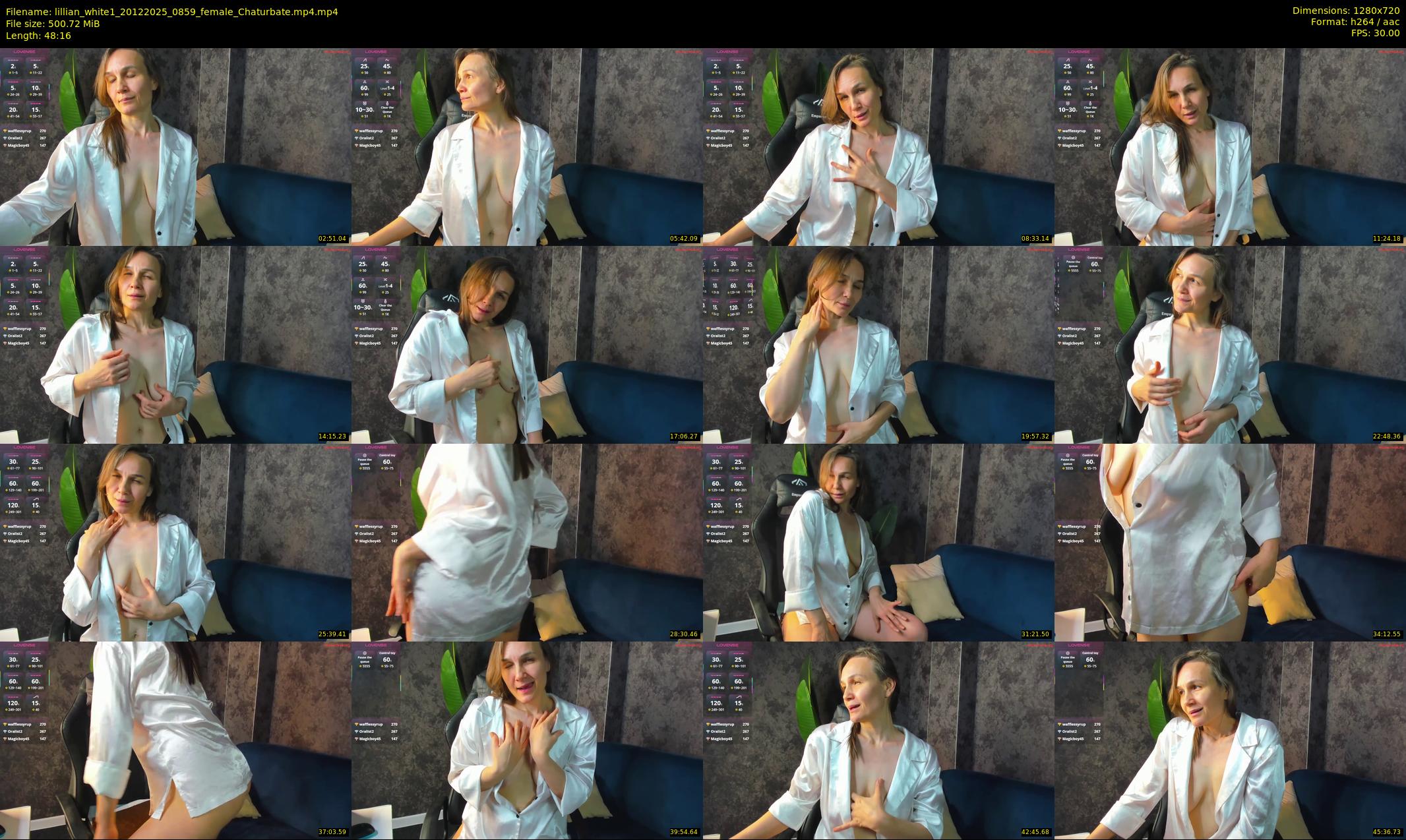 lillian_white1 — 49 minute Chaturbate female cam show recording, 720p, Dec 20, 2025