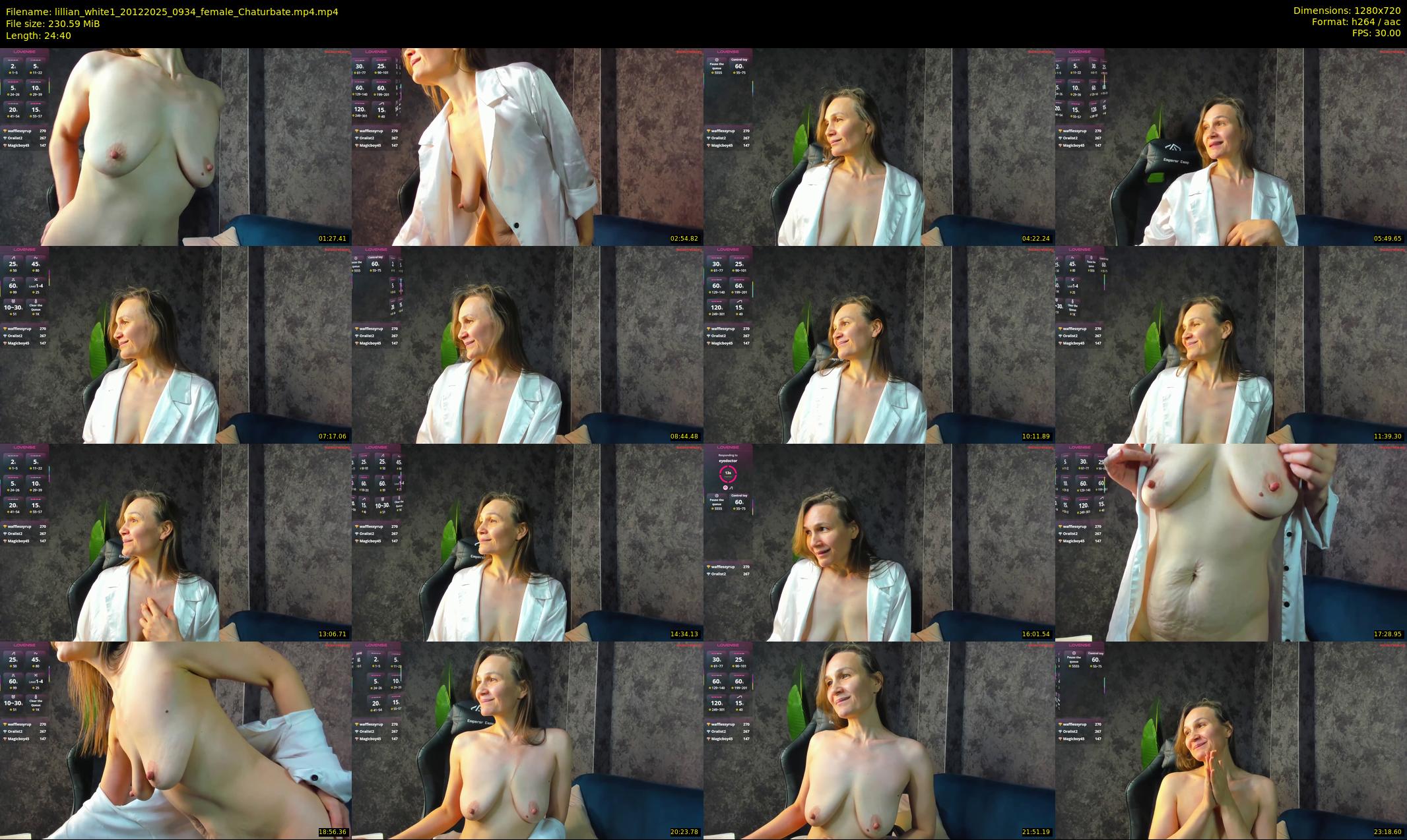lillian_white1 — 25 minute Chaturbate female cam show recording, 720p, Dec 20, 2025