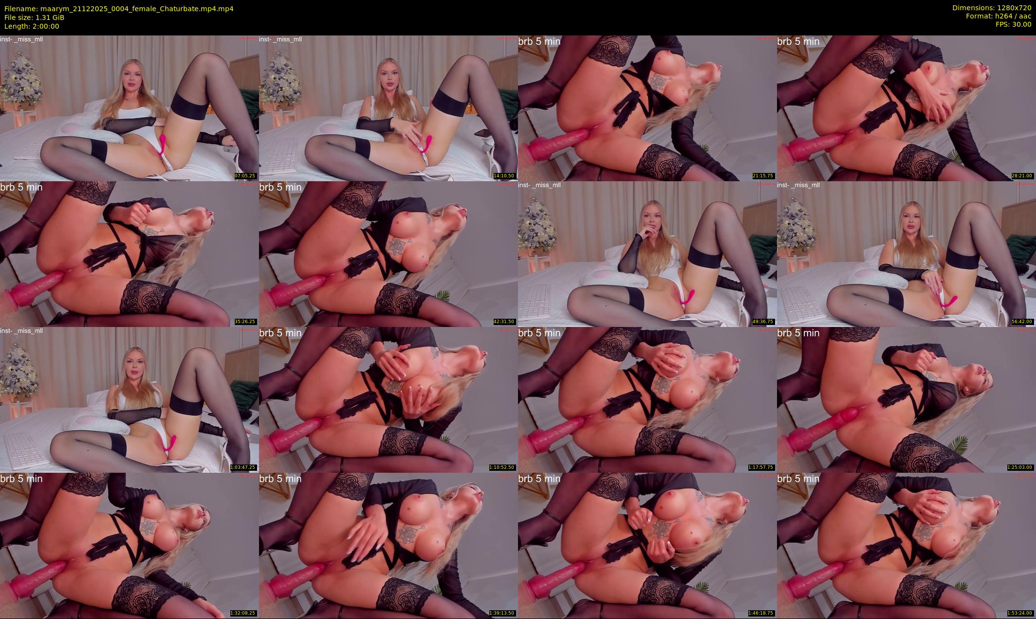 maarym — 120 minute Chaturbate couple cam show recording, 720p, Dec 21, 2025