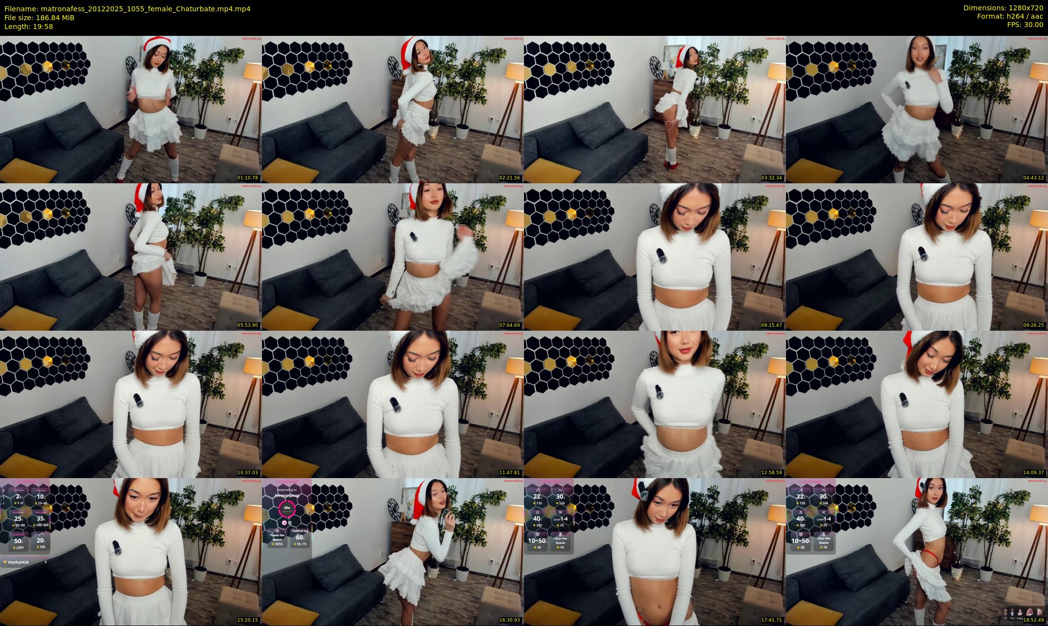 matronafess — 20 minute Chaturbate female cam show recording, 720p, Dec 20, 2025