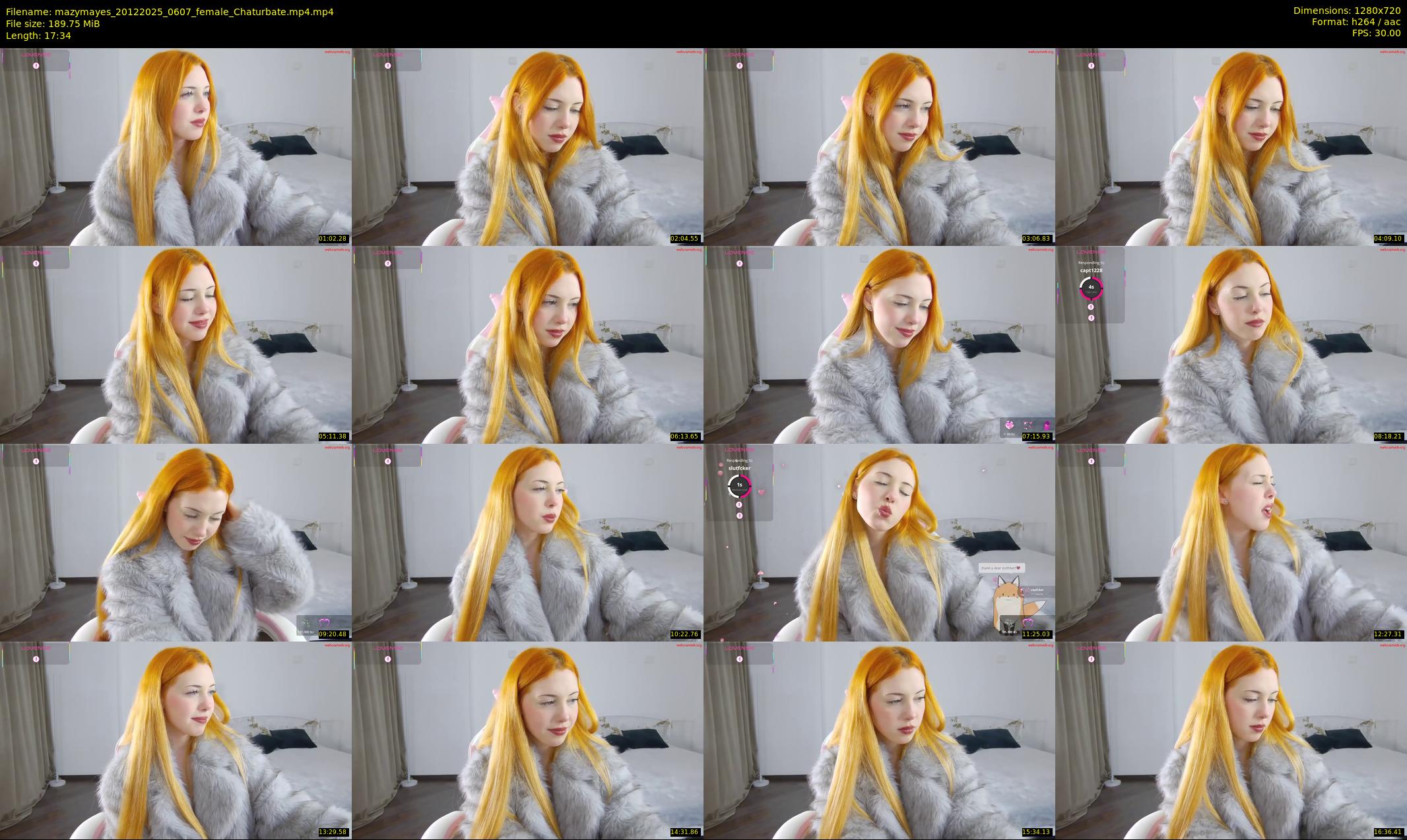 mazymayes — 18 minute Chaturbate female cam show recording, 720p, Dec 20, 2025